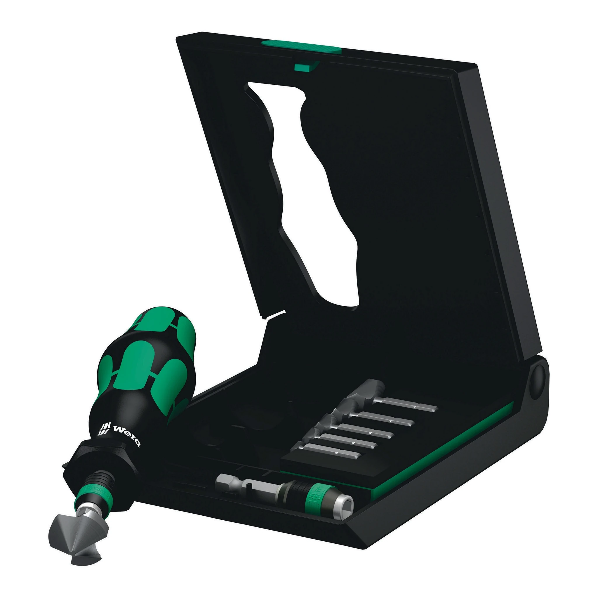 WERA | Kegelsenkerbit-Satz | 8-teilig Größe 6,3-20,5 mm | 90 ° HSS
