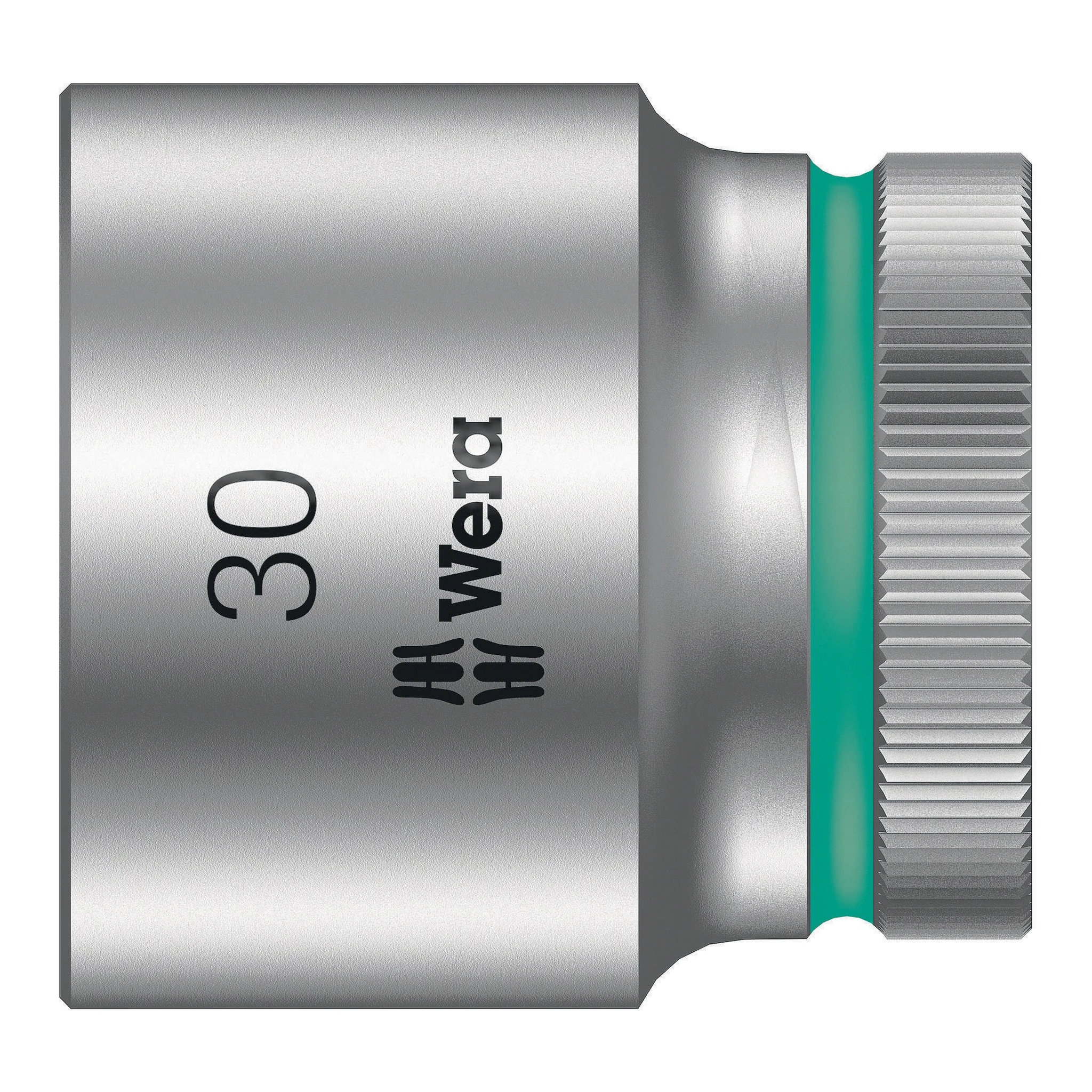 WERA | Steckschlüsseleinsatz | 1/2 ″ Außensechskant | Schlüsselweite 30 mm