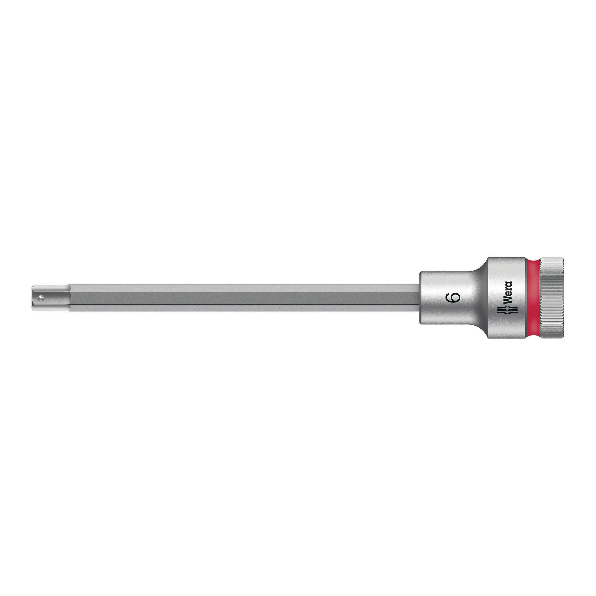 WERA | Steckschlüsseleinsatz | 1/2 ″ | Schlüsselweite 6 mm