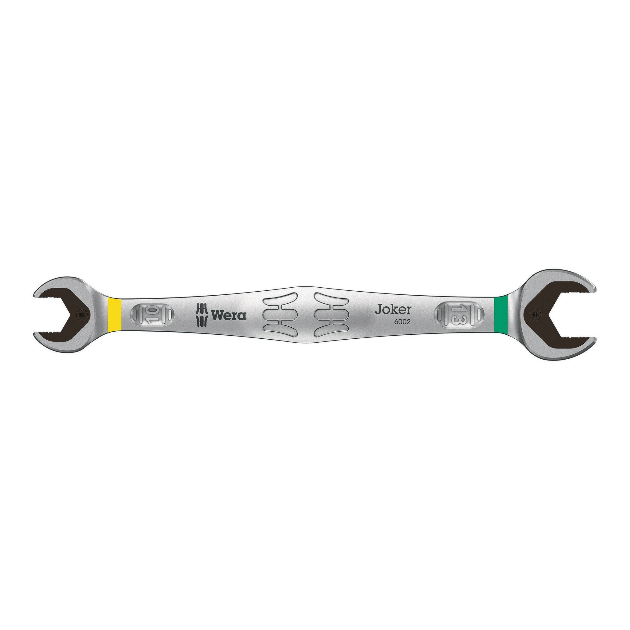 WERA | Doppelmaulschlüssel | 10 x 13 mm Länge 167 mm | matt verchromt