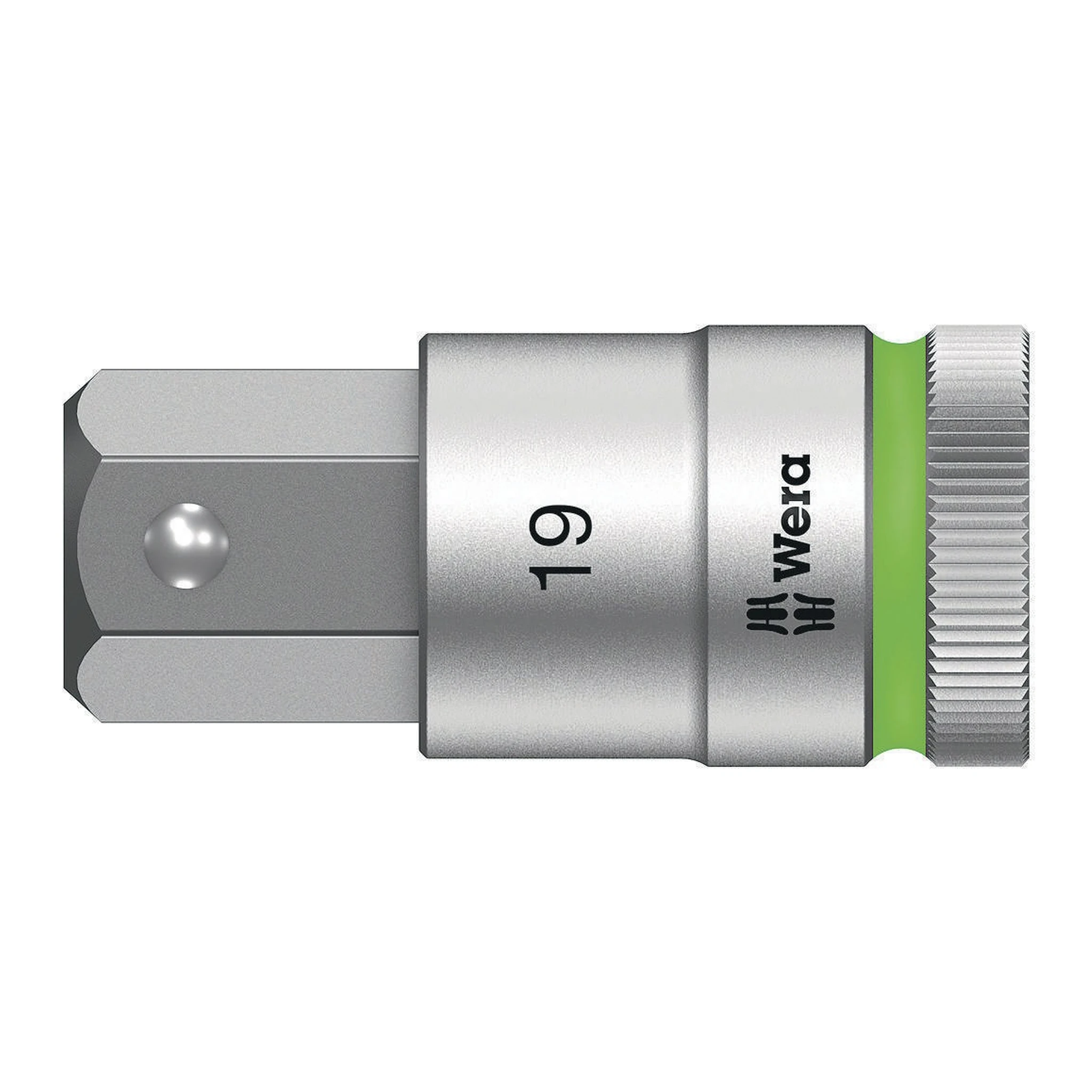 WERA | Steckschlüsseleinsatz | 1/2 ″ | Schlüsselweite 19 mm