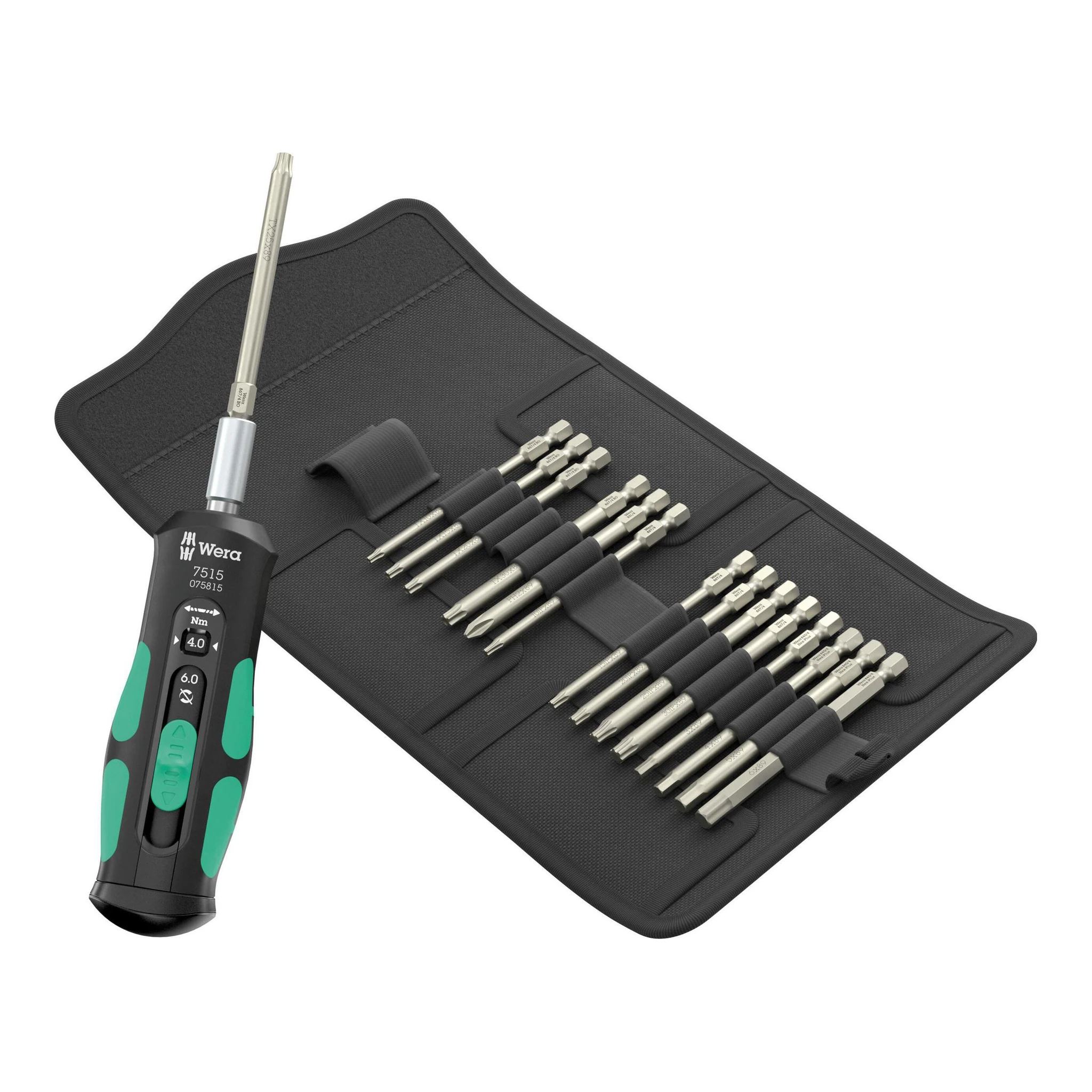 WERA | Drehmomentschraubendreher-Satz | 16-teilig 2, 3, 4, 5, 6 Nm