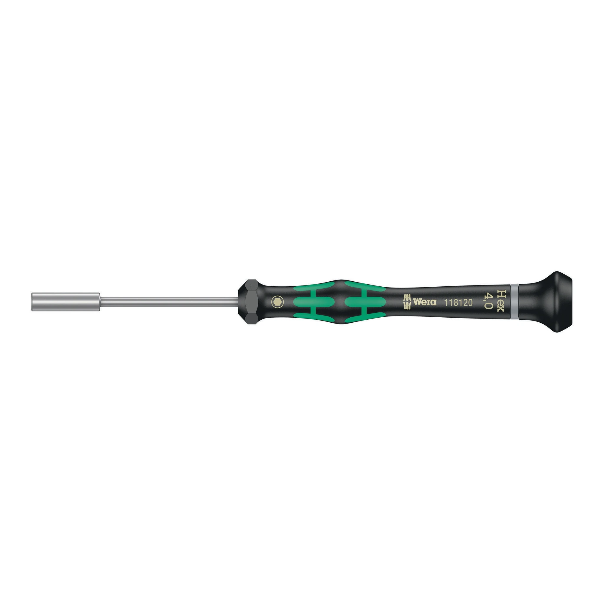 WERA | Elektronikersteckschlüssel | SW 4 mm Klingenlänge 60 mm | Gesamtlänge 157 mm