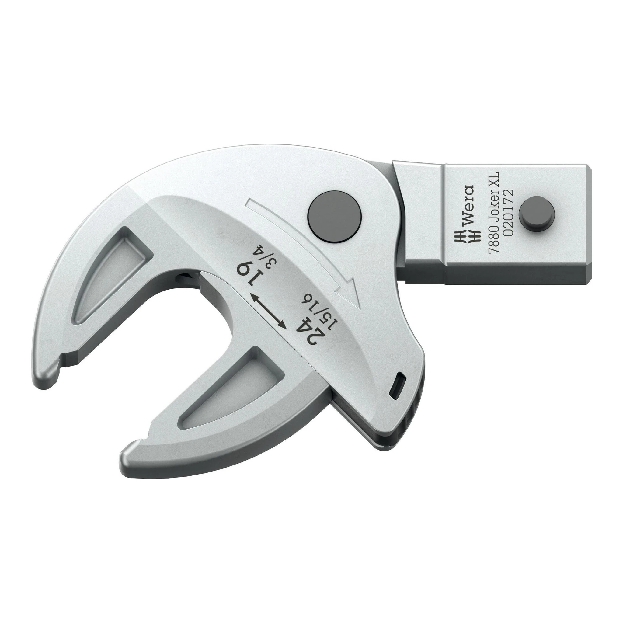 WERA | Einsteckwerkzeug | Schlüsselweite 19-24 mm 14 x 18 mm | Chrom-Vanadium-Stahl