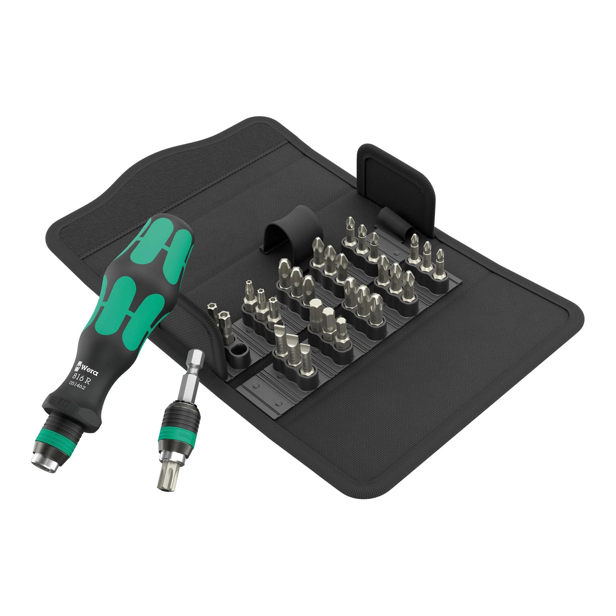 WERA | Bitsortiment | 32-teilig | Schlitz/PH/PZD/TX-BO/6Kt.