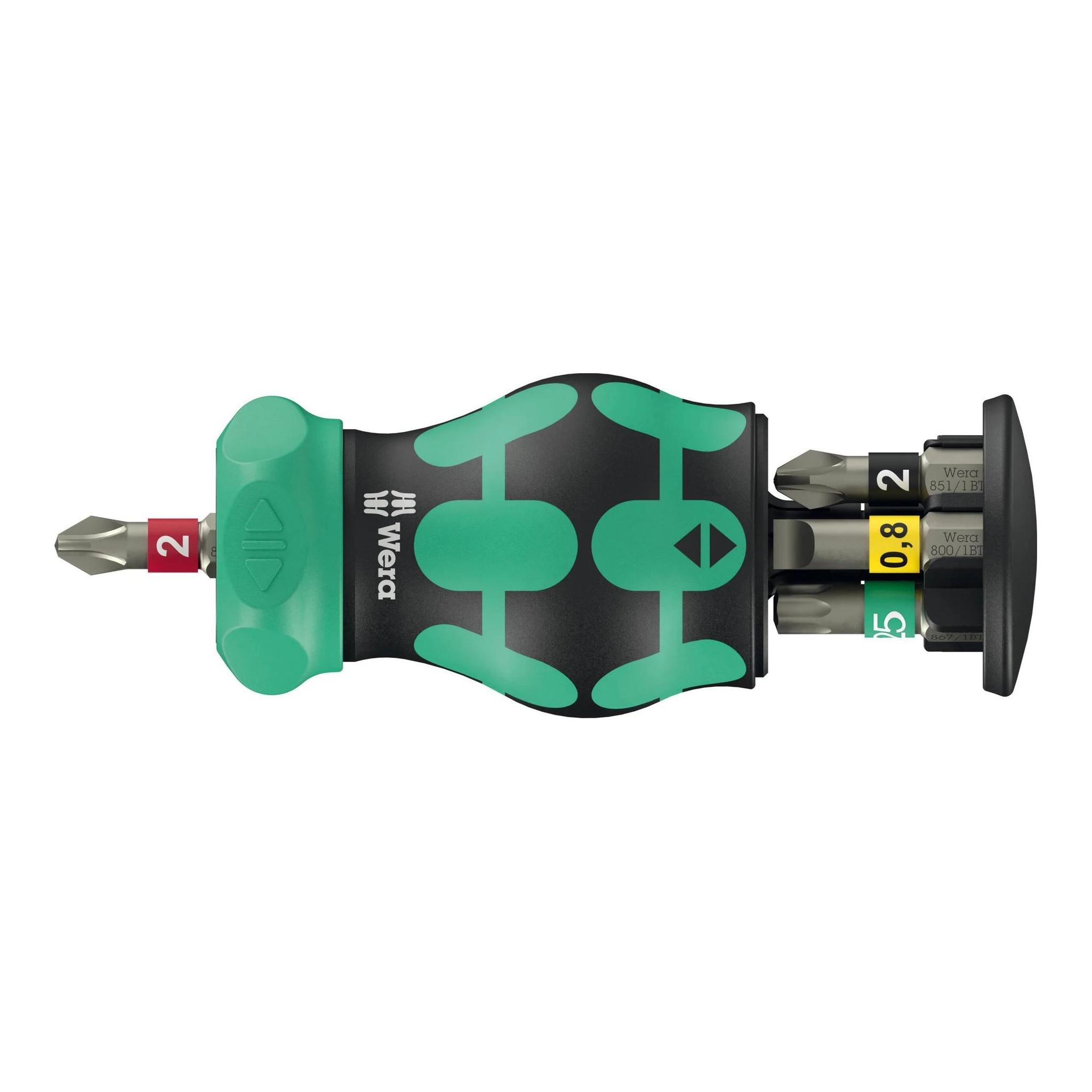 WERA | Magazinbithalter | 6-teilig | BZT Schlitz/PH/PZ/TORX®