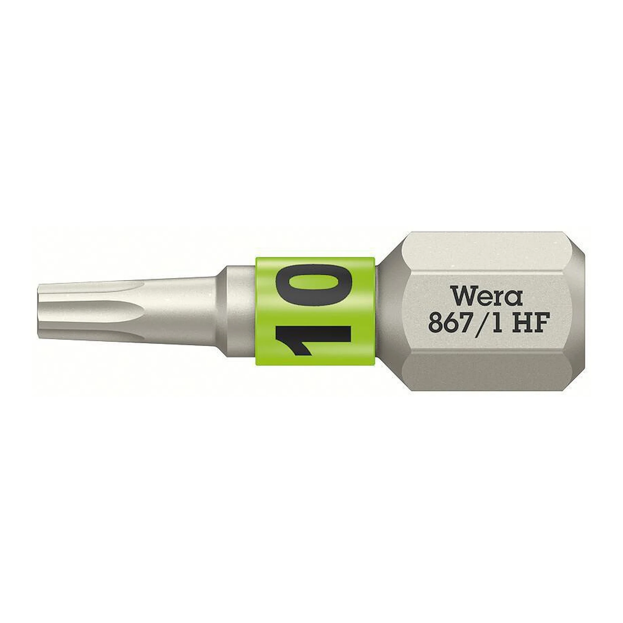 WERA | Bit | 1/4 ″ TX 10 Länge 25 mm | mit Farbleitsystem
