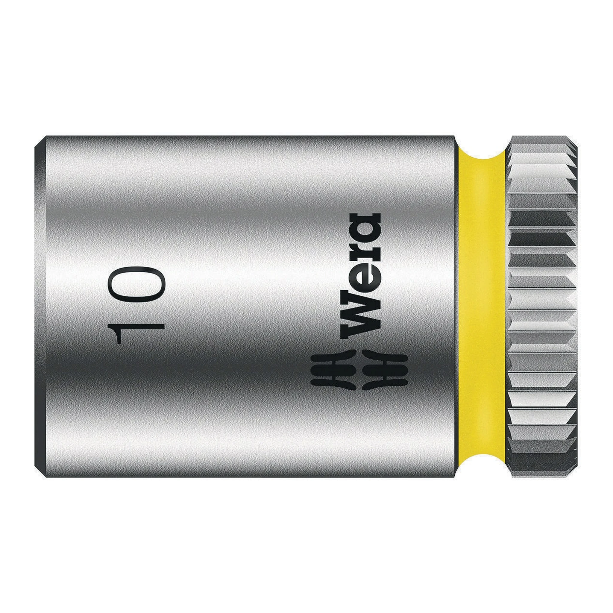 WERA | Steckschlüsseleinsatz | 1/4 ″ Außensechskant | Schlüsselweite 10 mm