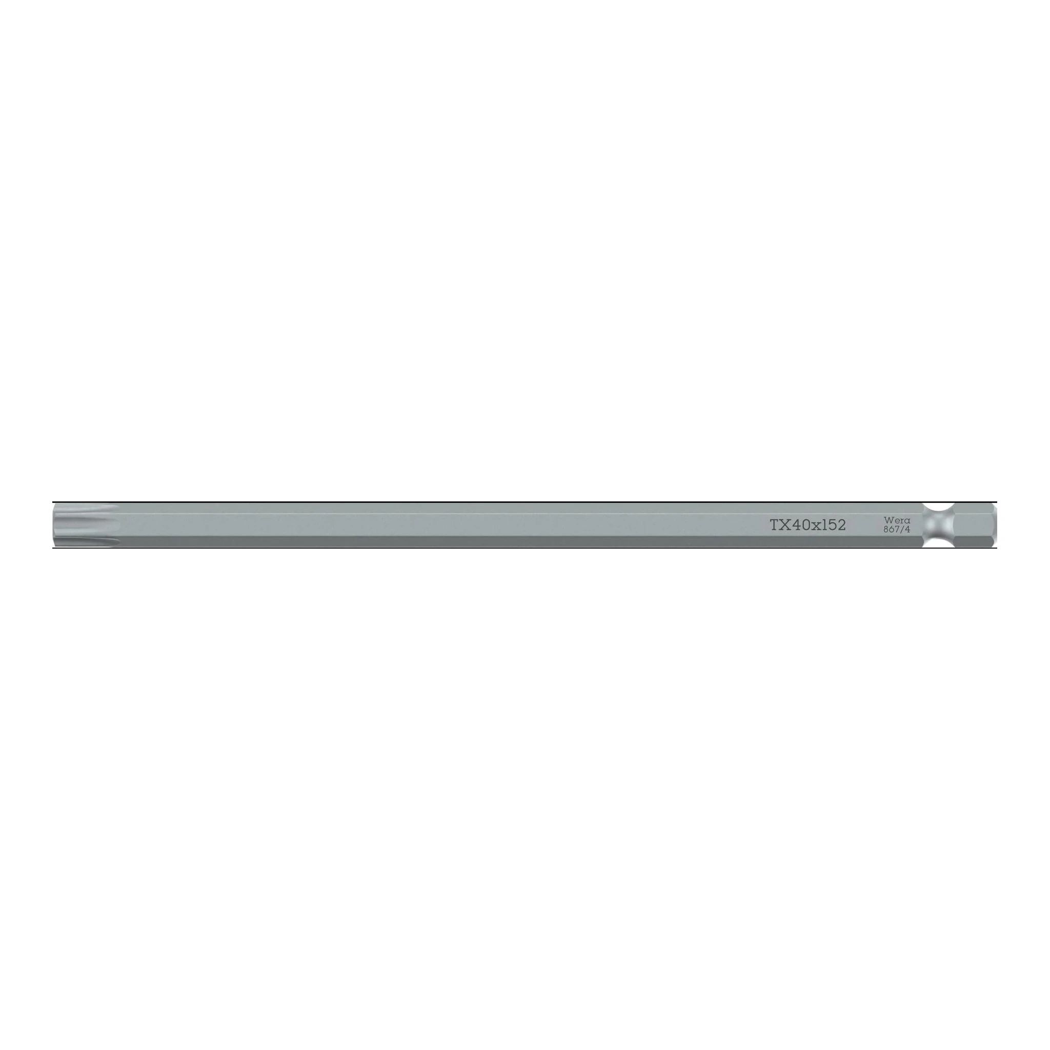 WERA | Bit | 1/4 ″ T 10 Länge 152 mm | zähhart