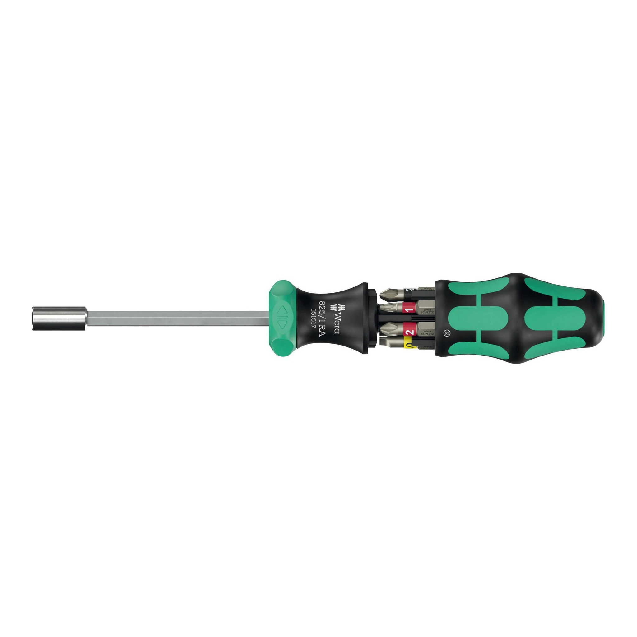WERA | Magazinbithalter | 6-teilig | BZT Schlitz / PH / PZD