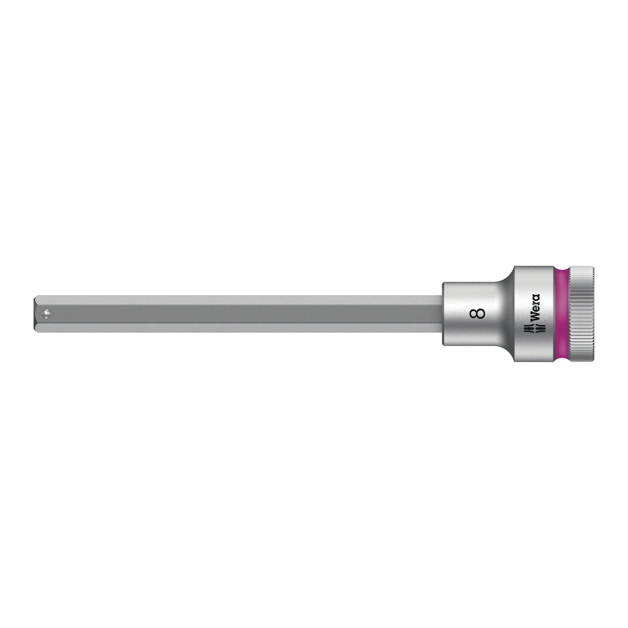 WERA | Steckschlüsseleinsatz | 1/2 ″ | Schlüsselweite 8 mm