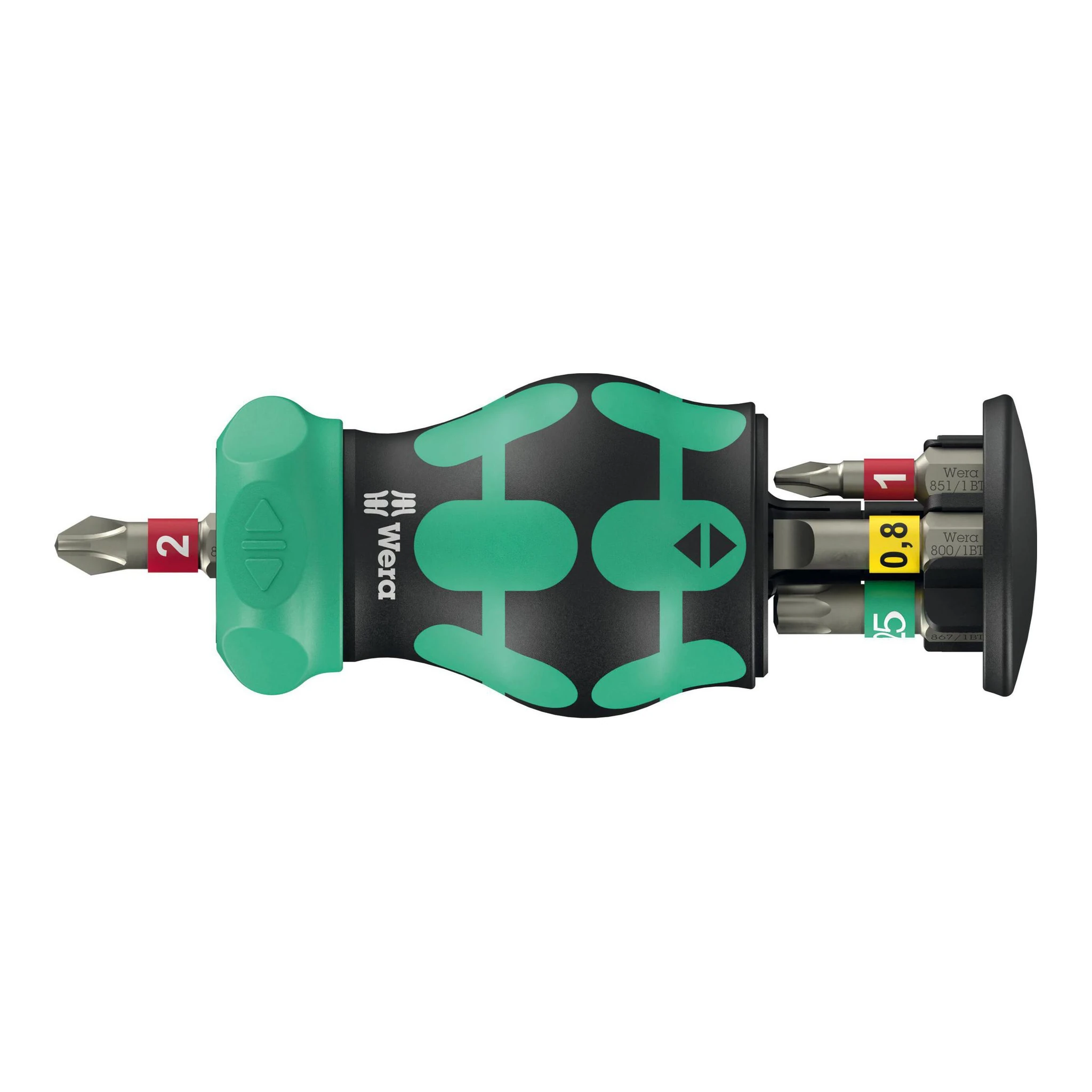 WERA | Magazinbithalter | 6-teilig | BZT Schlitz/PH/TORX®