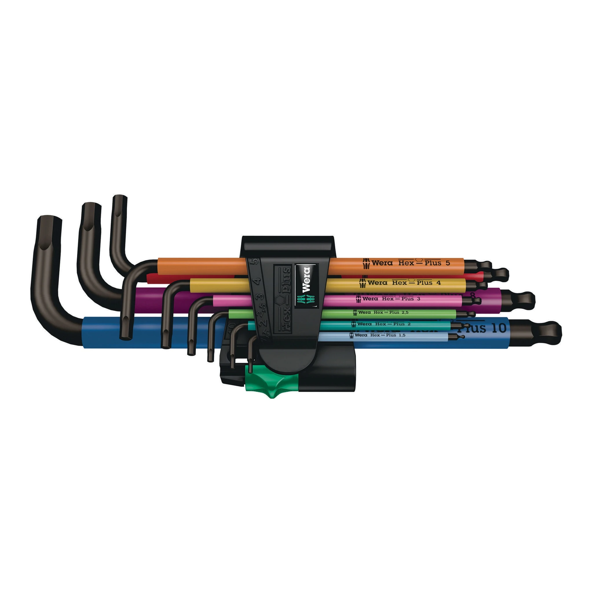 WERA | Winkelschraubendreher-Satz | 9-teilig Kunststoffhalter | SW 1,5 - 10 mm