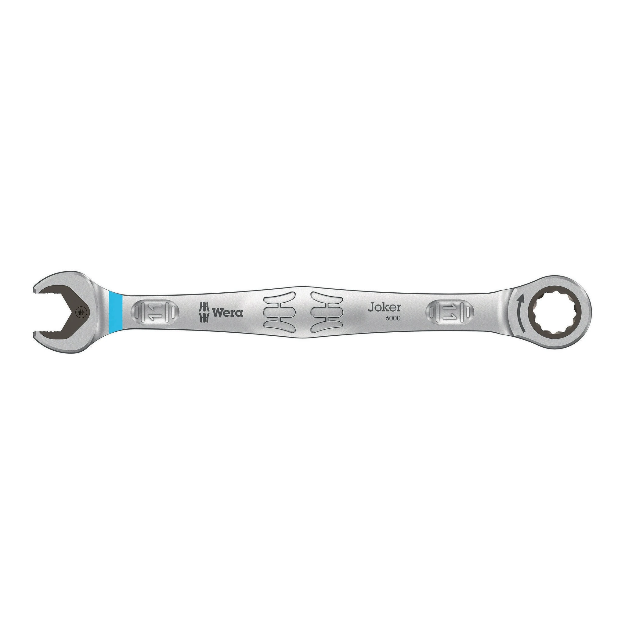 WERA | Maulringratschenschlüssel | SW11mm L.165mm | CV-Molybdän nickel-chrom-beschichtet