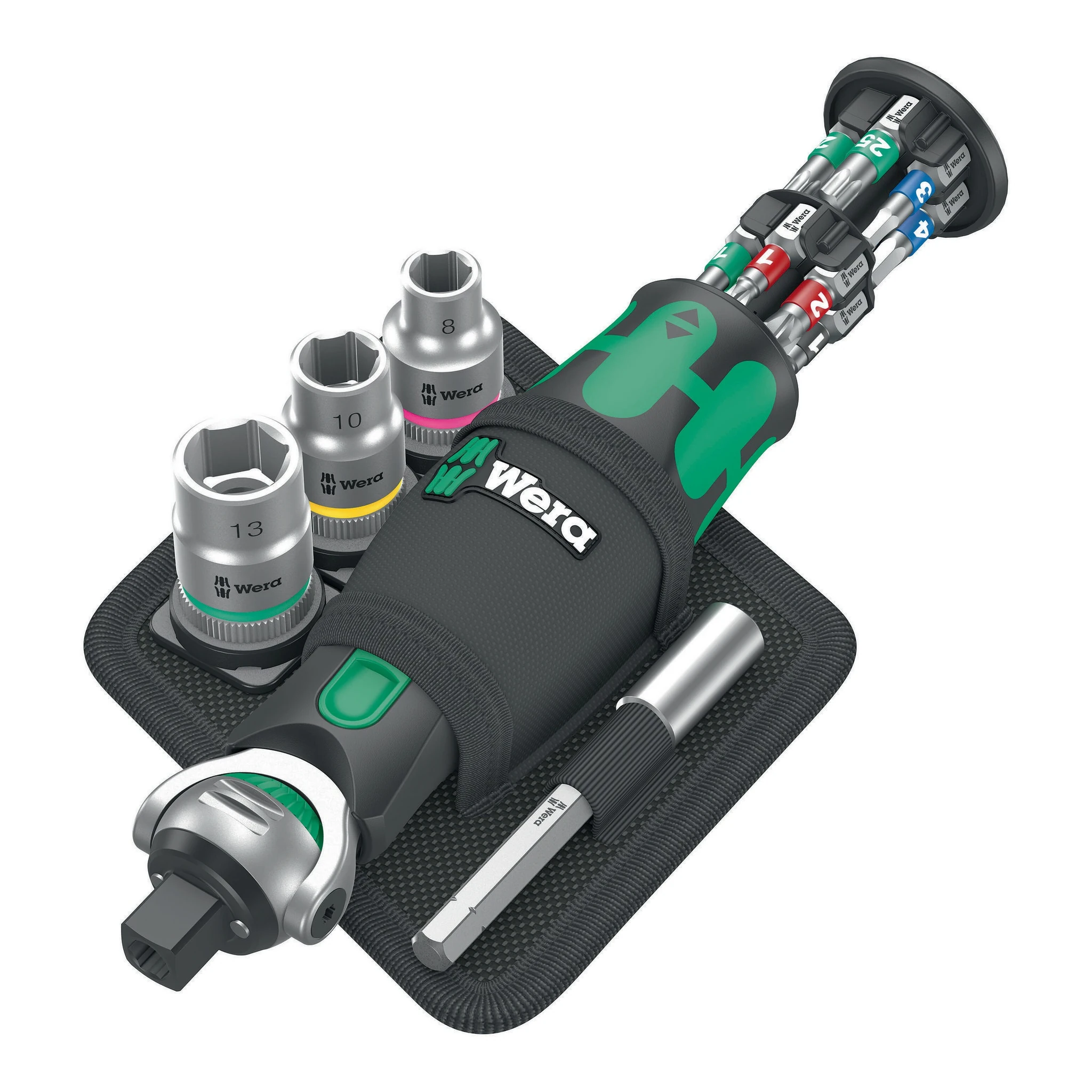 WERA | Steckschlüssel-Satz | 19-teilig 3/8″ + 1/4 ″