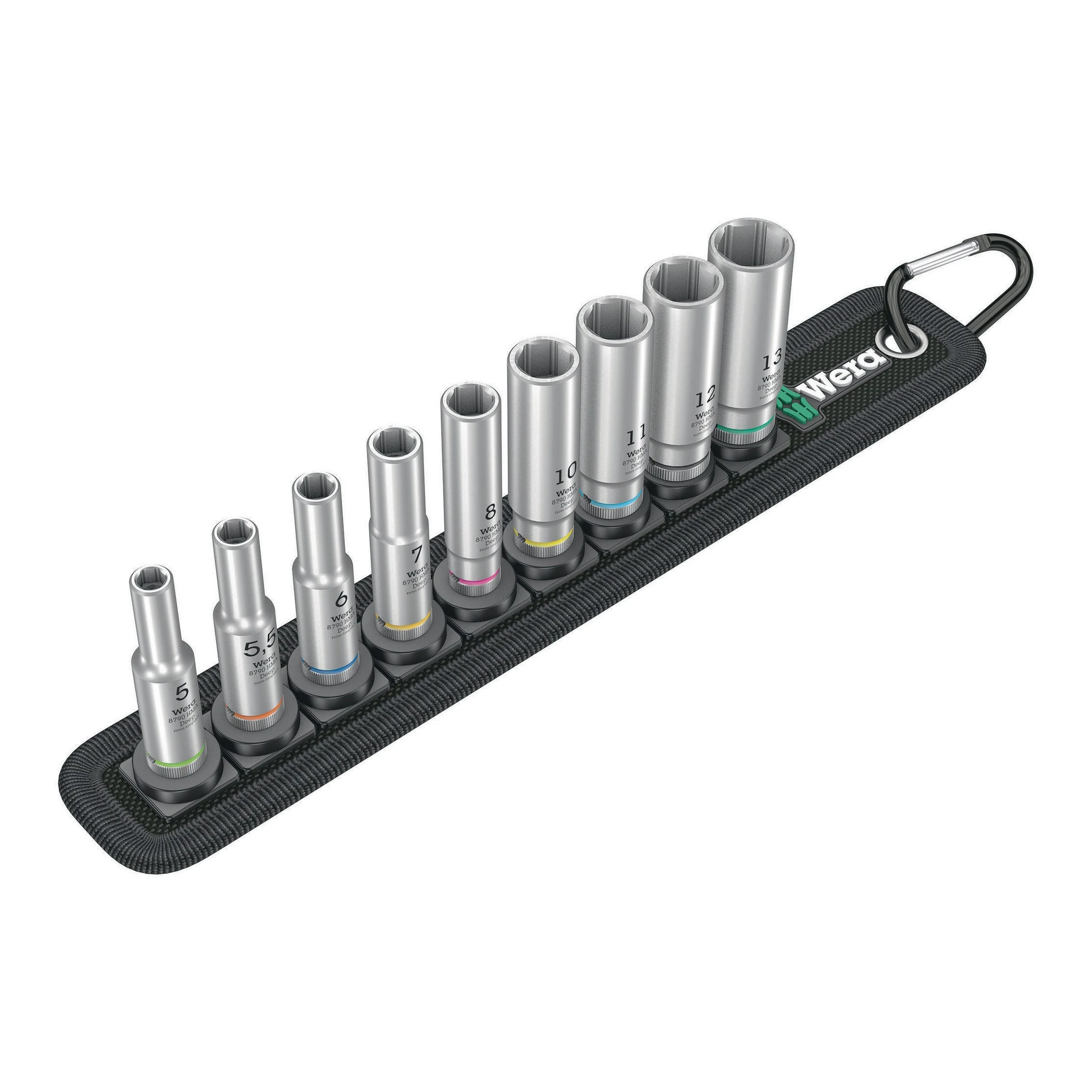 WERA | Steckschlüsseleinsatz-Set | 9-teilig | SW 5-13 mm