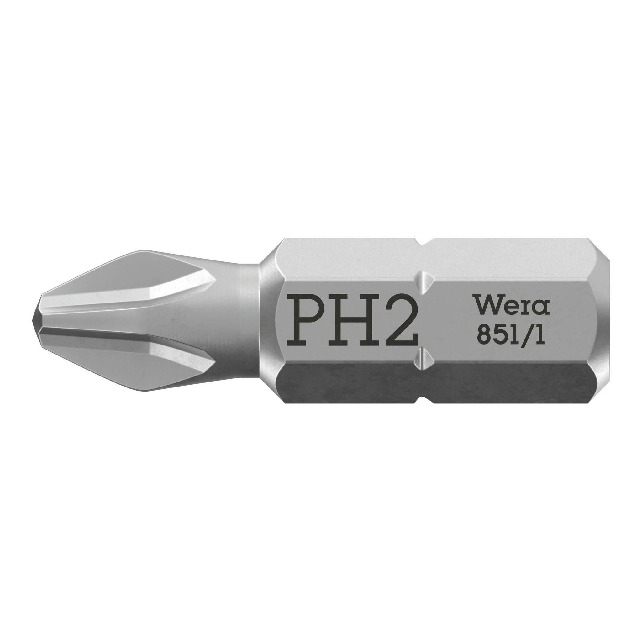 WERA | Bit | 1/4 ″ PH 2 Länge 25 mm | 6-kant