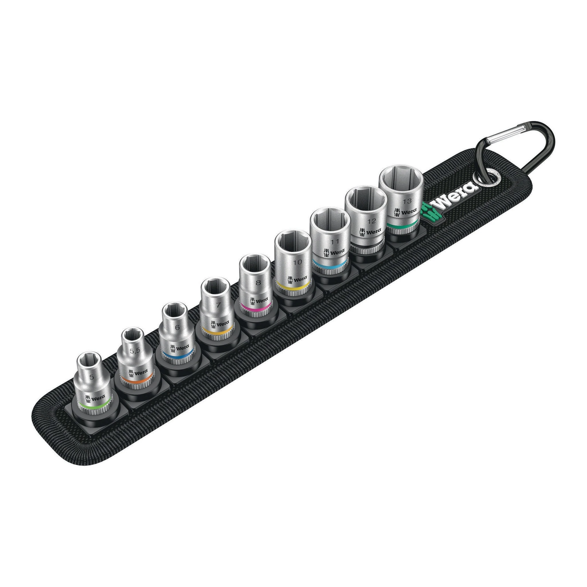 WERA | Steckschlüssel-Satz | 9-teilig | 1/4 ″
