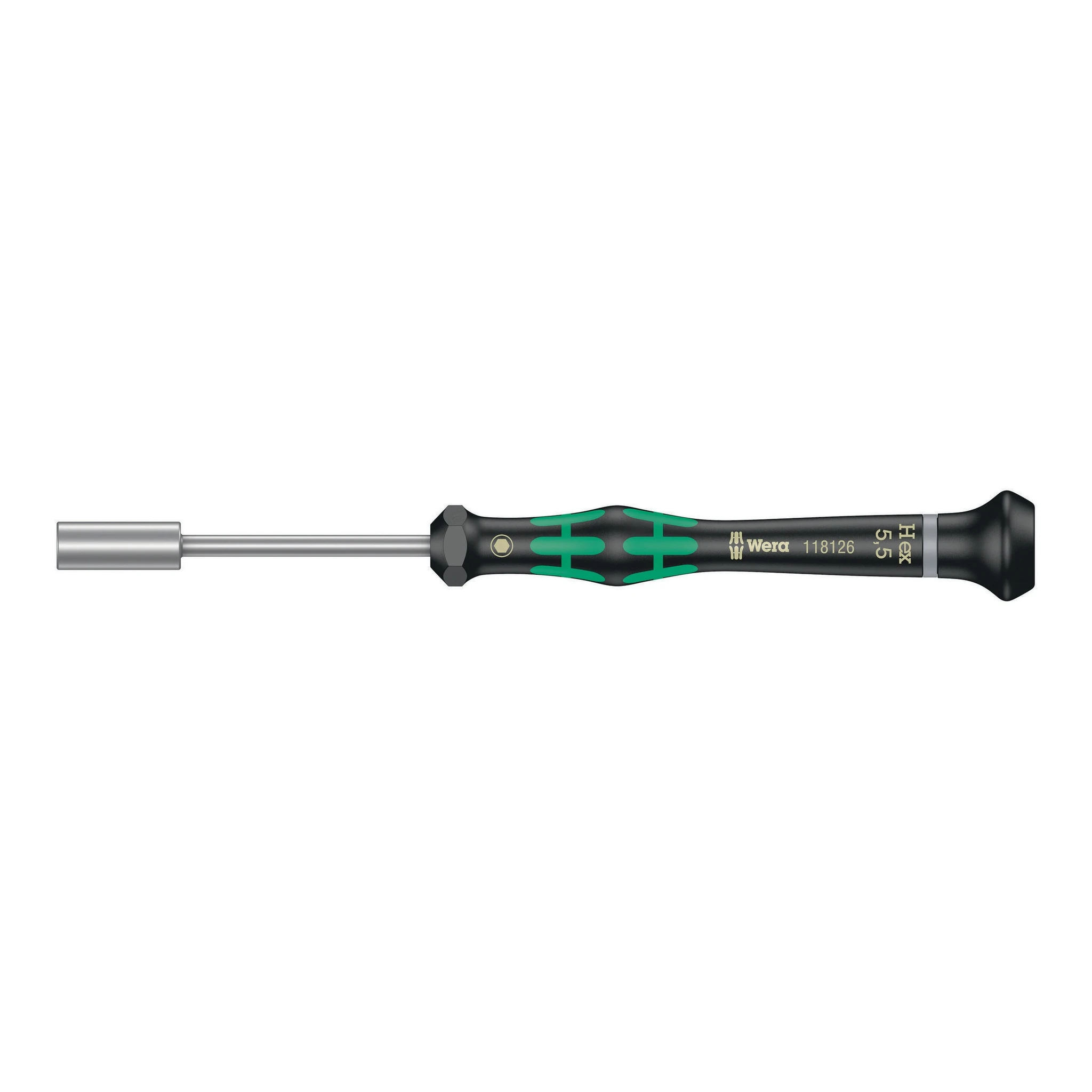 WERA | Elektronikersteckschlüssel | SW 5,5 mm Klingenlänge 60 mm | Gesamtlänge 157 mm