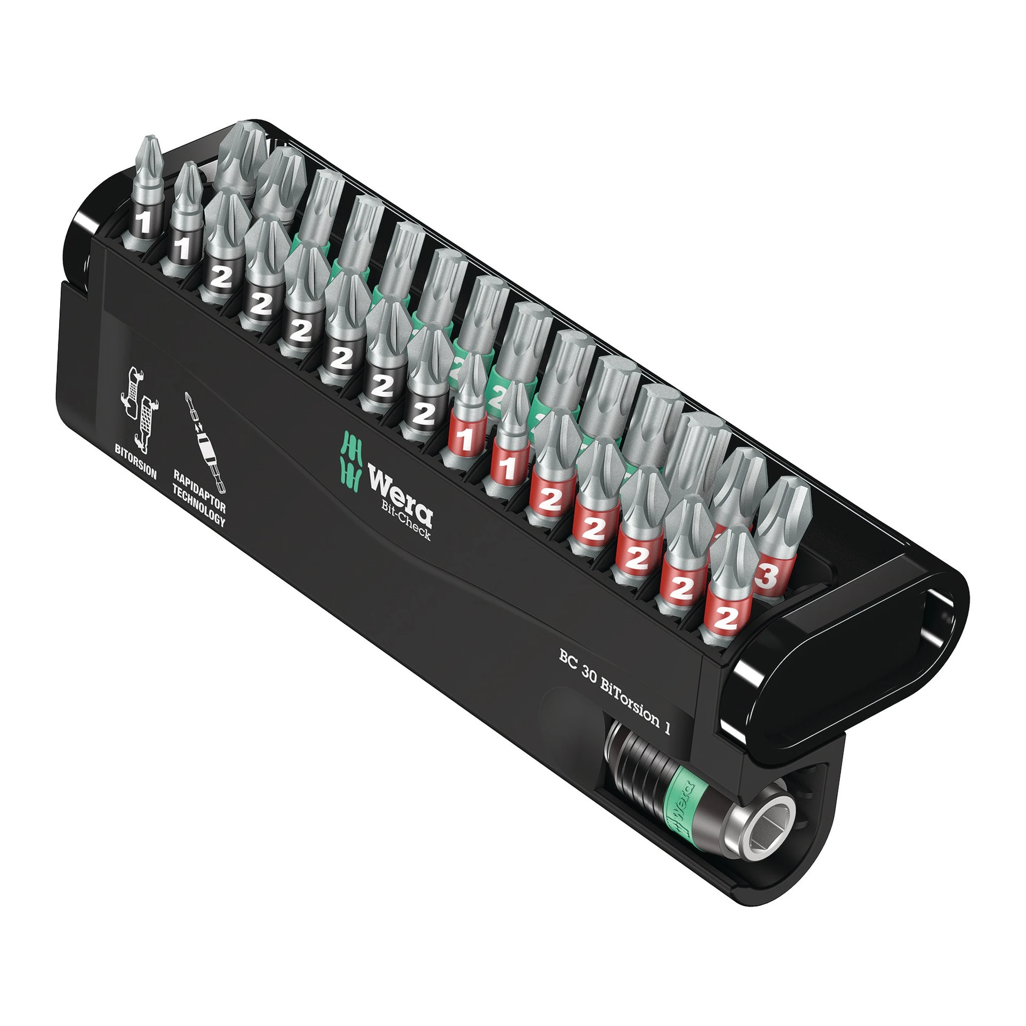 WERA | Bitsortiment | 30-teilig | PH/PZD/TX