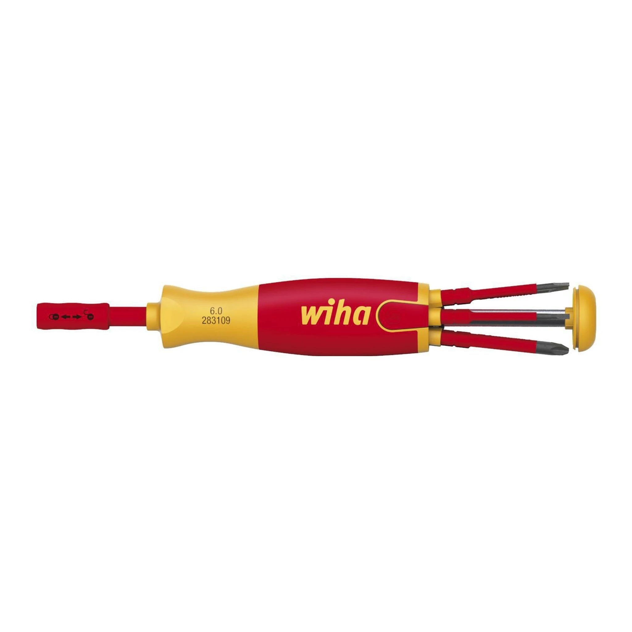 WIHA | Magazinbithalter | 6-teilig | Schlitz / PH