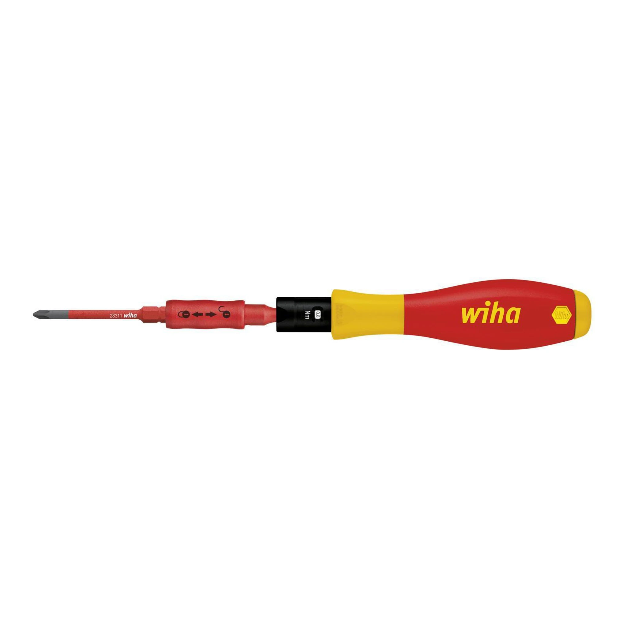 WIHA | Drehmomentgriff VDE isoliert | 0,5 - 2,0 Nm automat.auslösend | einstellbar Grifflänge 131 mm – Bild 3