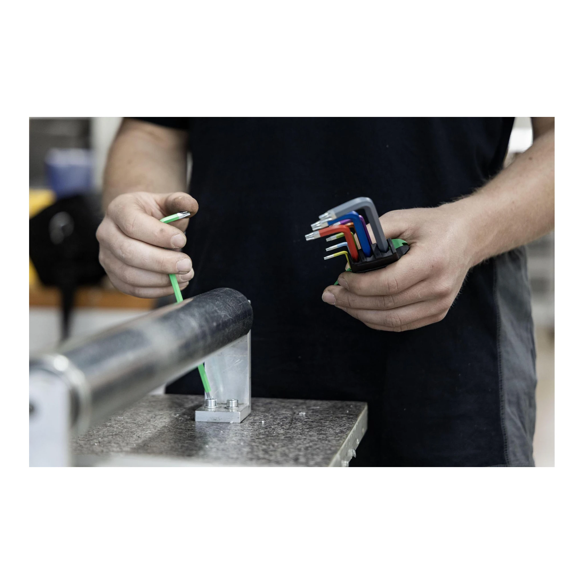 WIHA | Stiftschlüssel-Set | 9-teilig T8 - T40 | farbcodiert TORX® – Bild 3