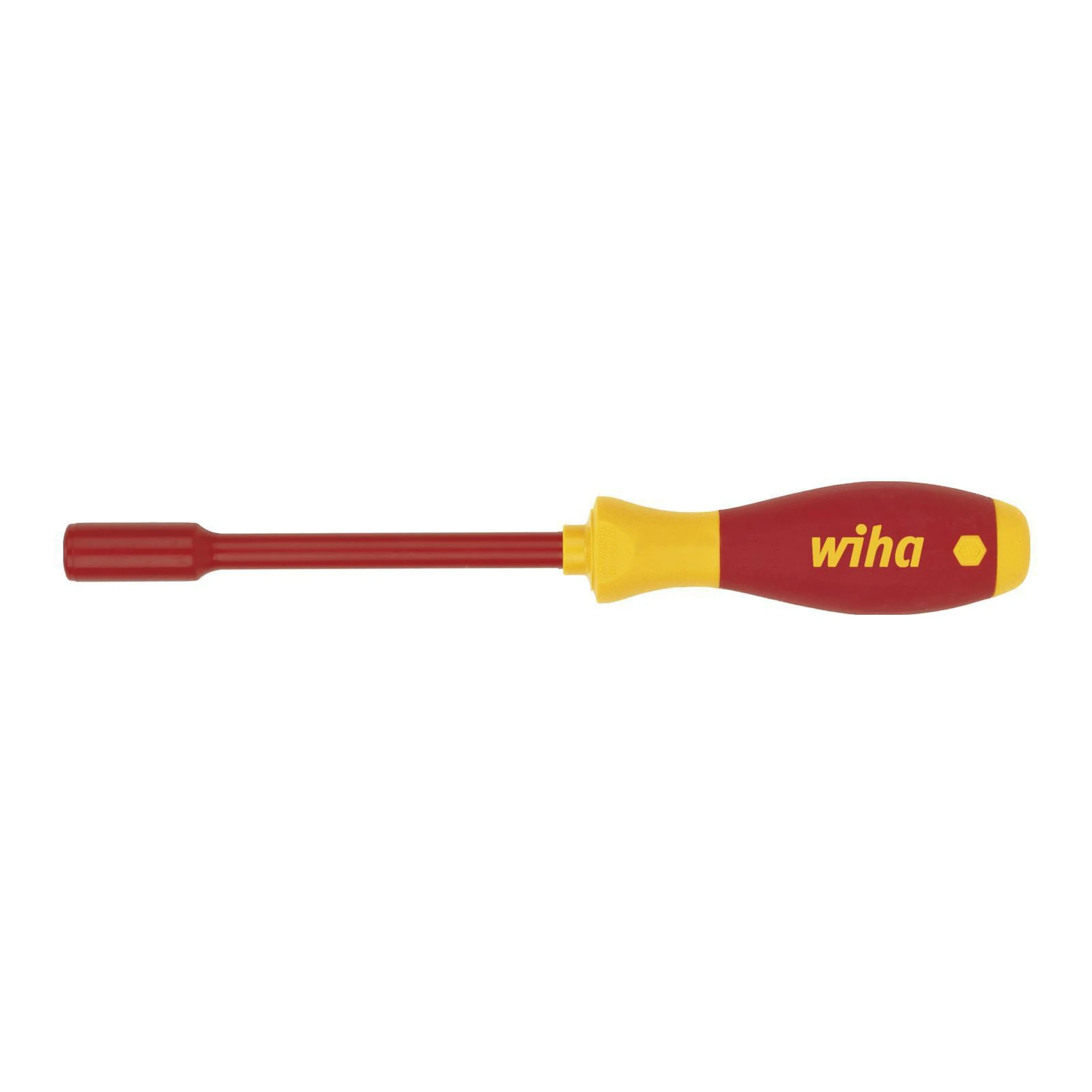 WIHA | Sechskantsteckschlüssel | Schlüsselweite 10 mm | Klingenlänge 125 mm Mehrkomponentengriff