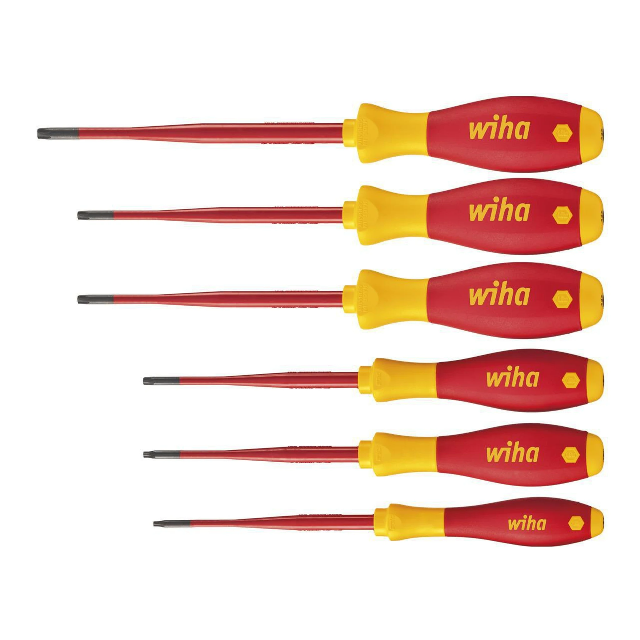 WIHA | Schraubendreher-Satz | 6-teilig TX-BO | Mehrkomponentengriff