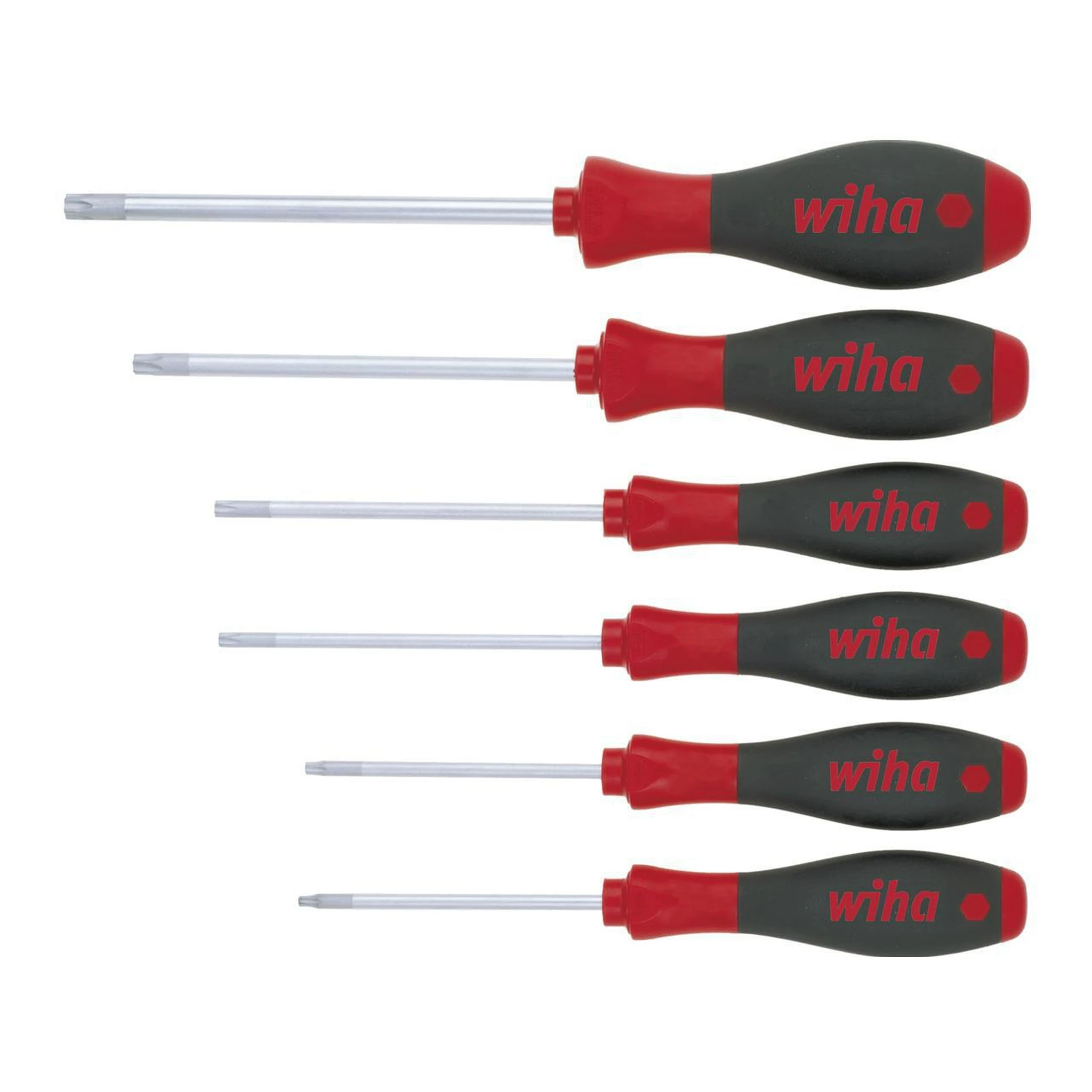 WIHA | Schraubendreher-Satz | 6-teilig TORX® | Mehrkomponentengriffen