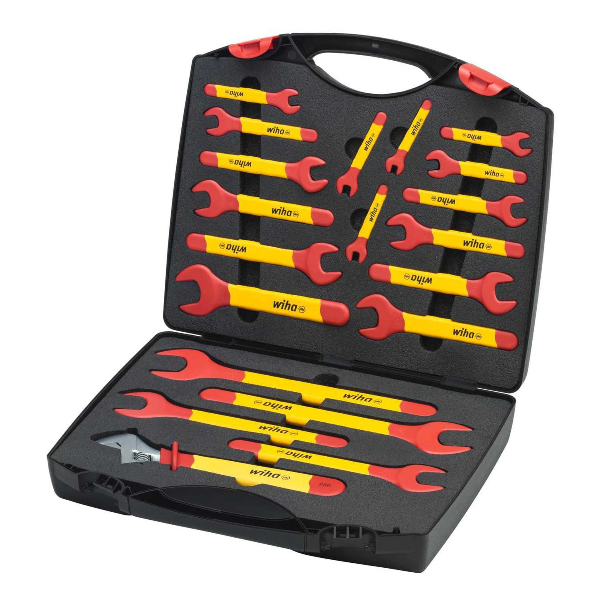 WIHA | Einmaul-Gabelschlüssel-Set | 21-teilig | 6-32 mm
