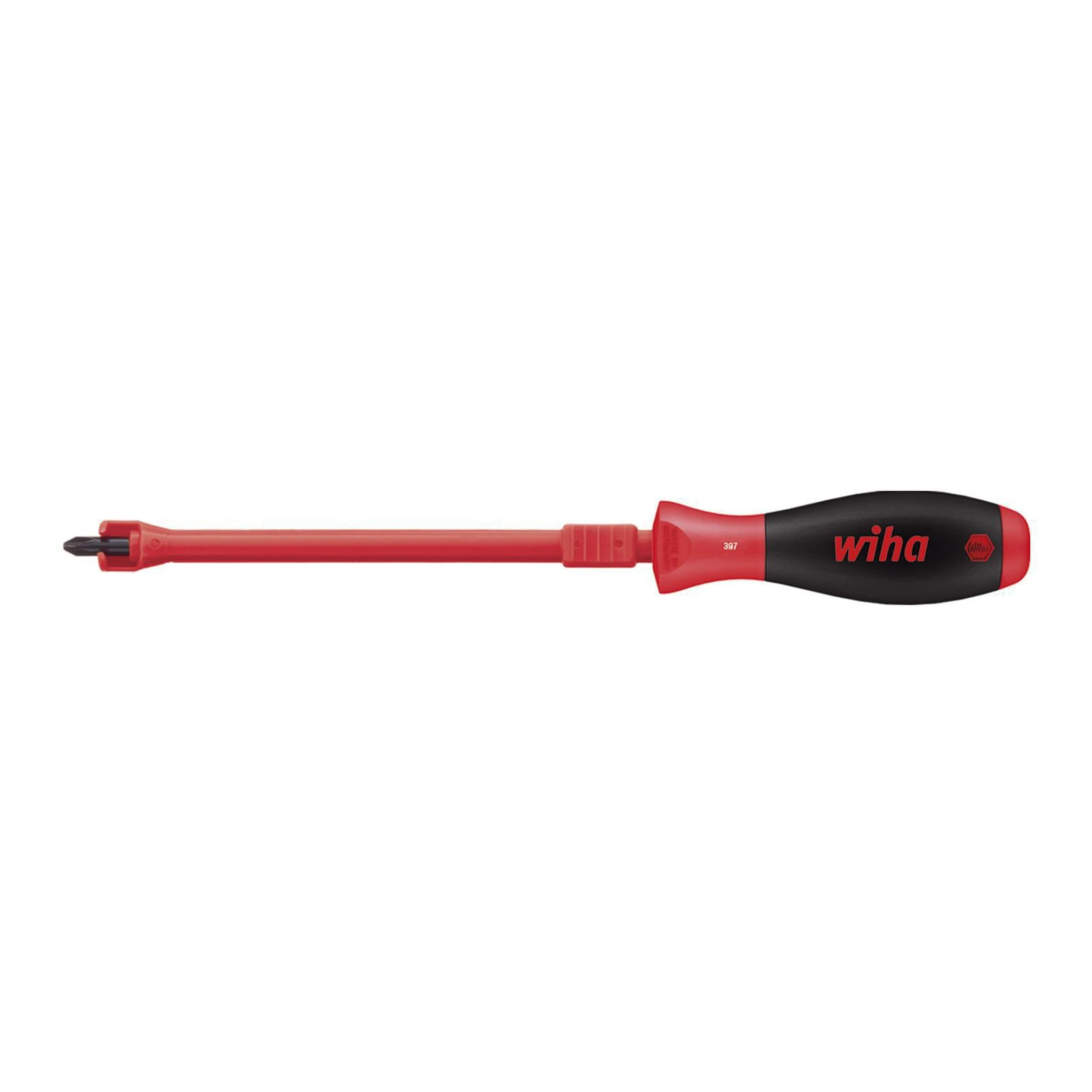 WIHA | Schraubendreher | Größe PH 1 Klingenlänge 125 mm | Mehrkomponentengriff