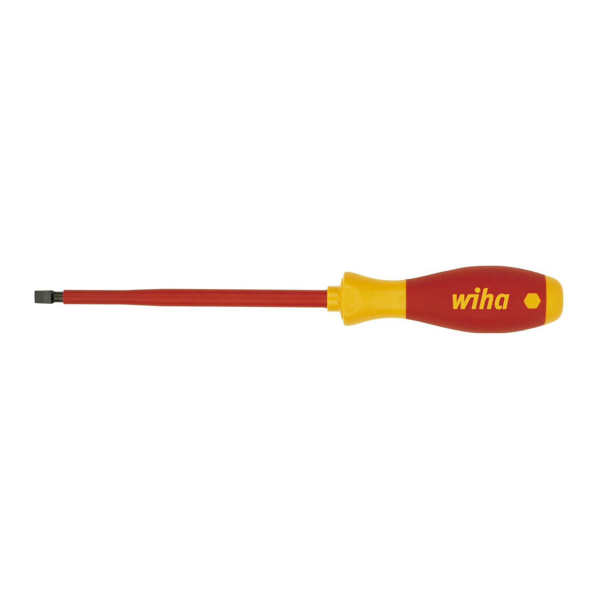 WIHA | Schraubendreher | Schneidenbreite 2,5 mm | Klingenlänge 75 mm VDE isoliert
