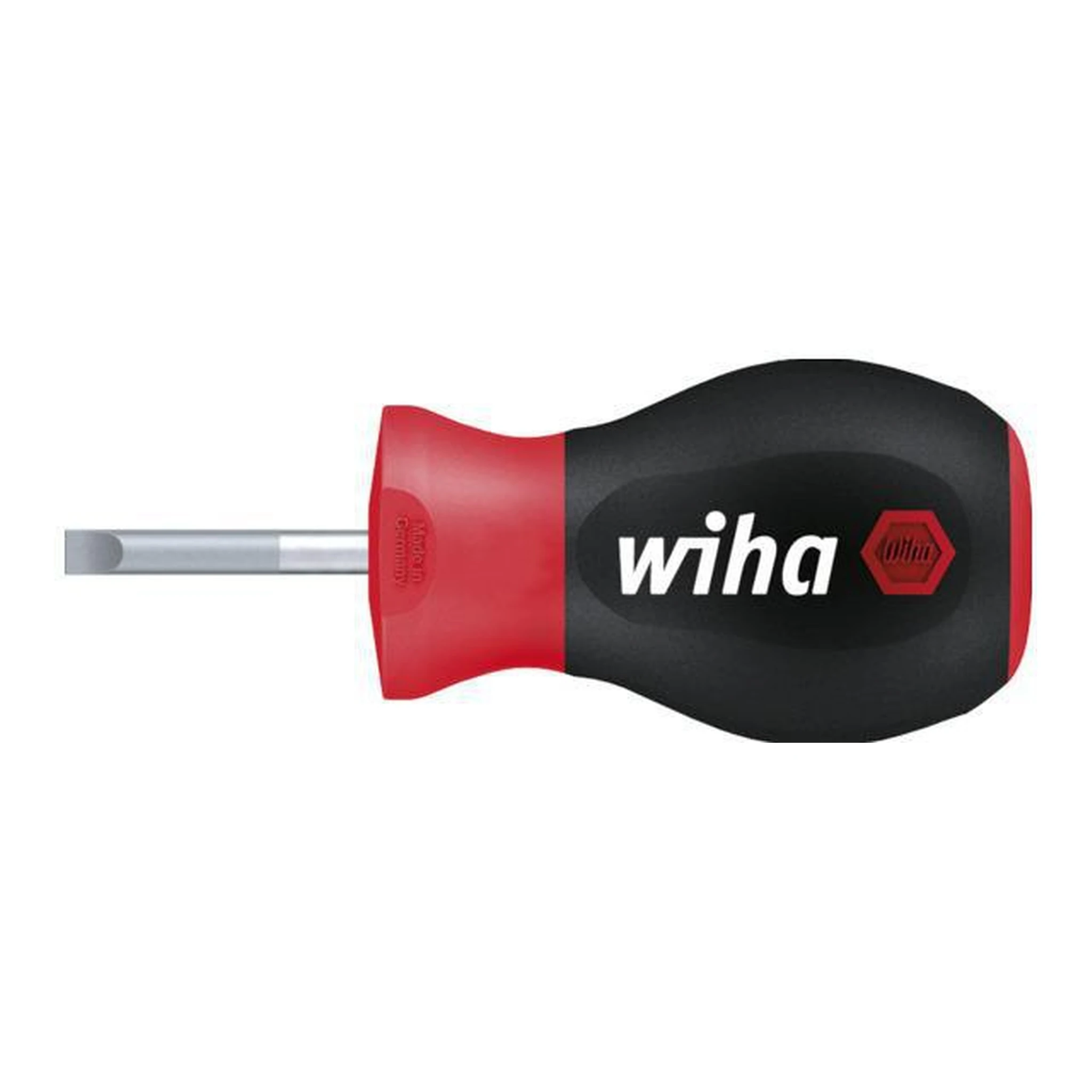 WIHA | Schraubendreher | Schneidenbreite 4 mm | Klingenlänge 25 mm Mehrkomponentengriff