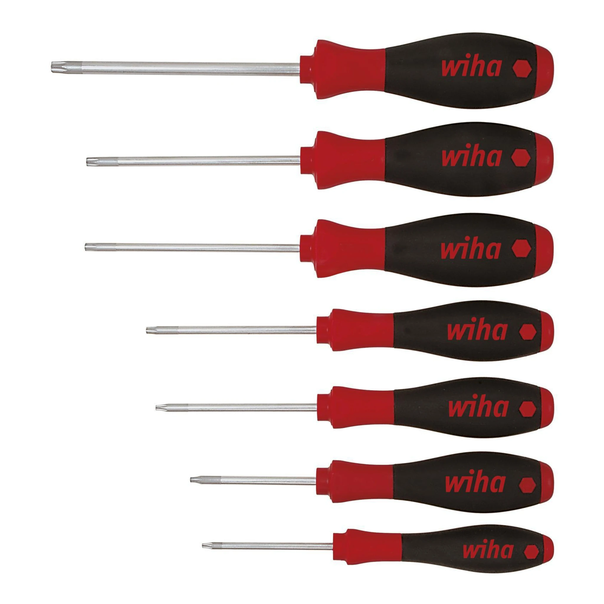 WIHA | Schraubendreher-Satz | 7-teilig TORX® | Mehrkomponentengriffen