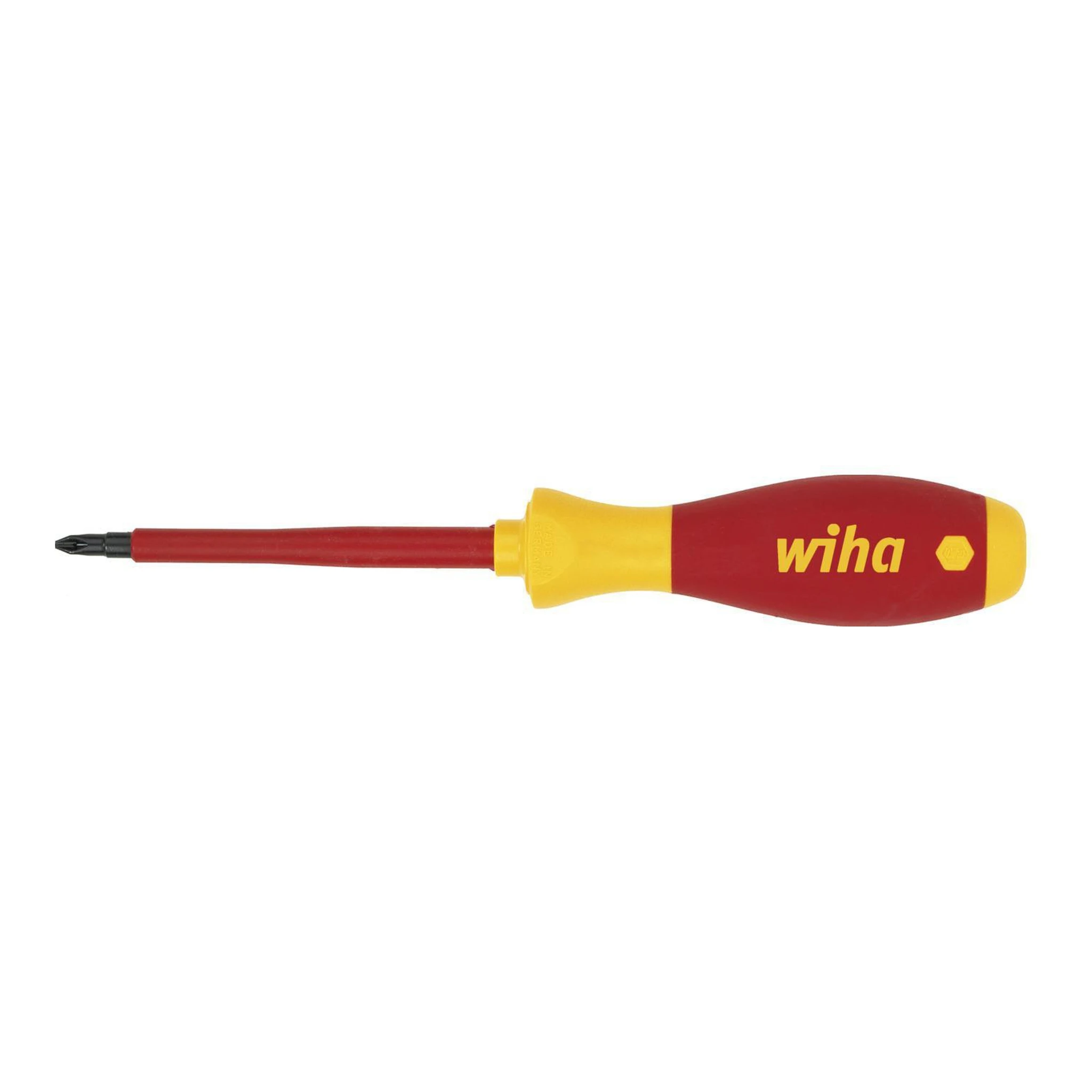 WIHA | Schraubendreher | Größe PH 0 | Klingenlänge 60 mm VDE isoliert