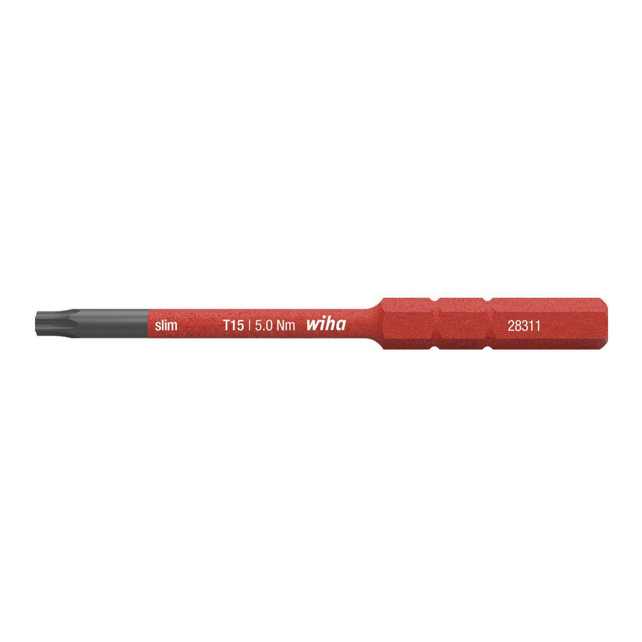 WIHA | Wechselklinge | TORX T 15 x 75 mm | VDE isoliert