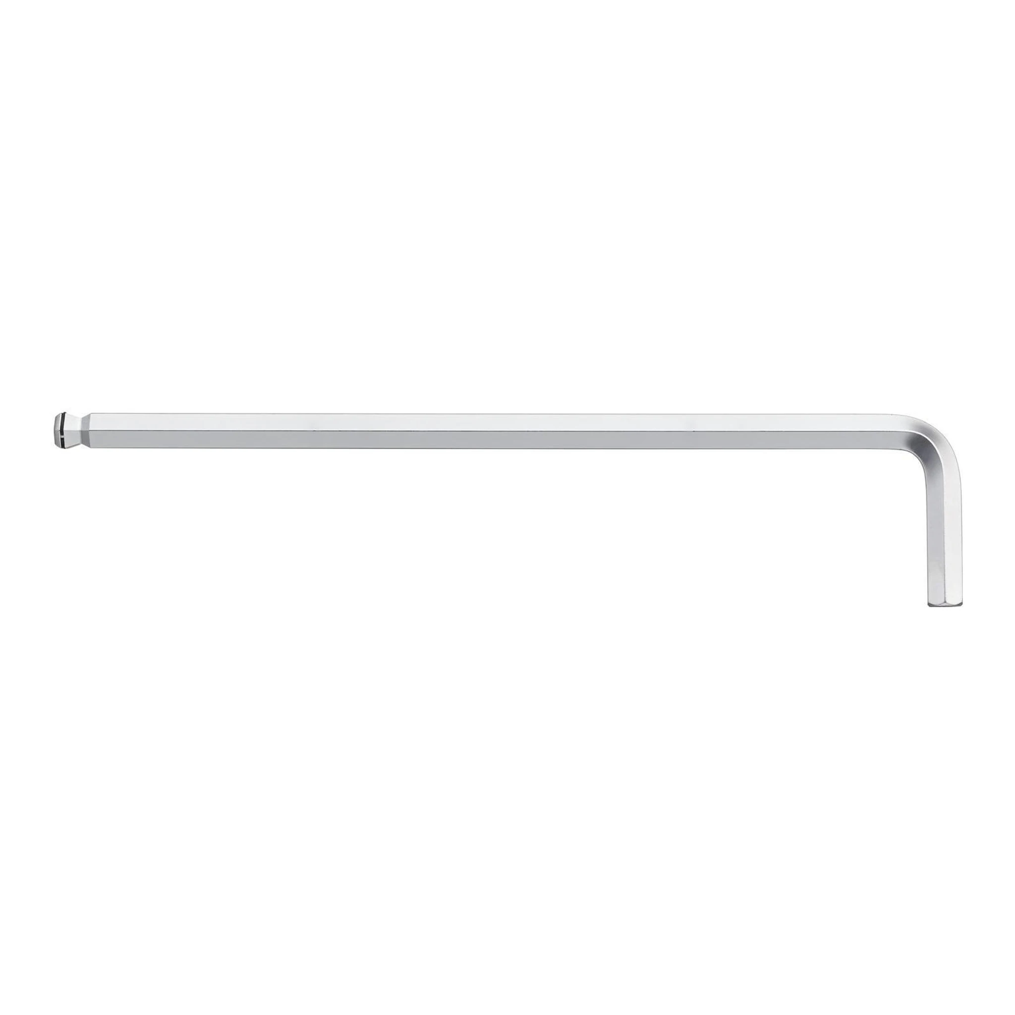 WIHA | Sechskantwinkelschraubendreher | Schlüsselweite 6 mm | lang, Kugelkopf