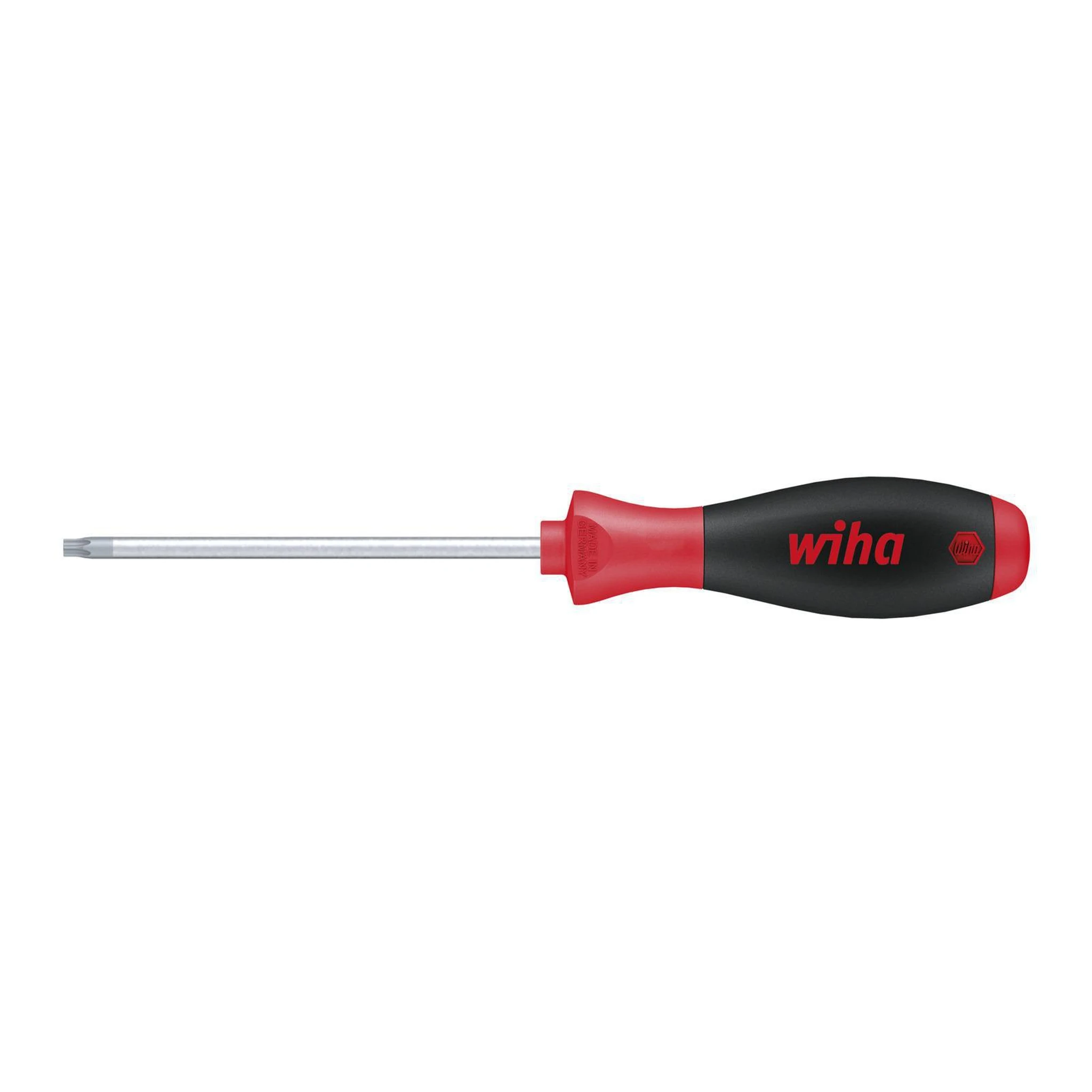 WIHA | Schraubendreher | Größe T 10 BO Klingenlänge 80 mm | SoftFinish® Mehrkomponentengriff