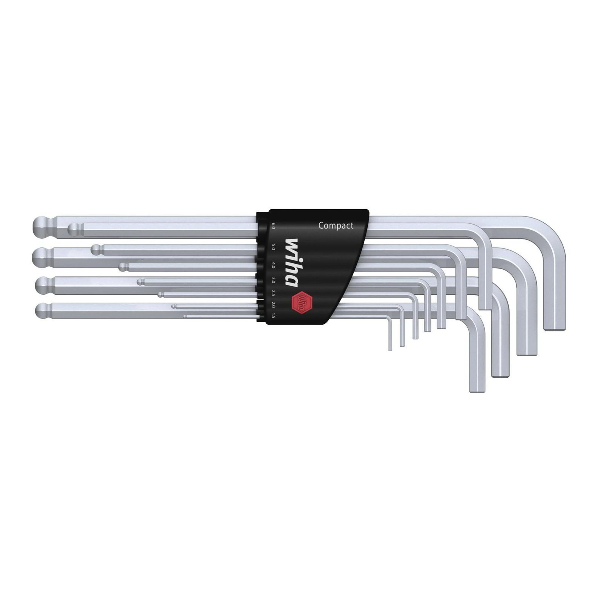 WIHA | Winkelschraubendreher-Satz | 11-teilig Compact-Halter | SW 1,5 - 10 mm