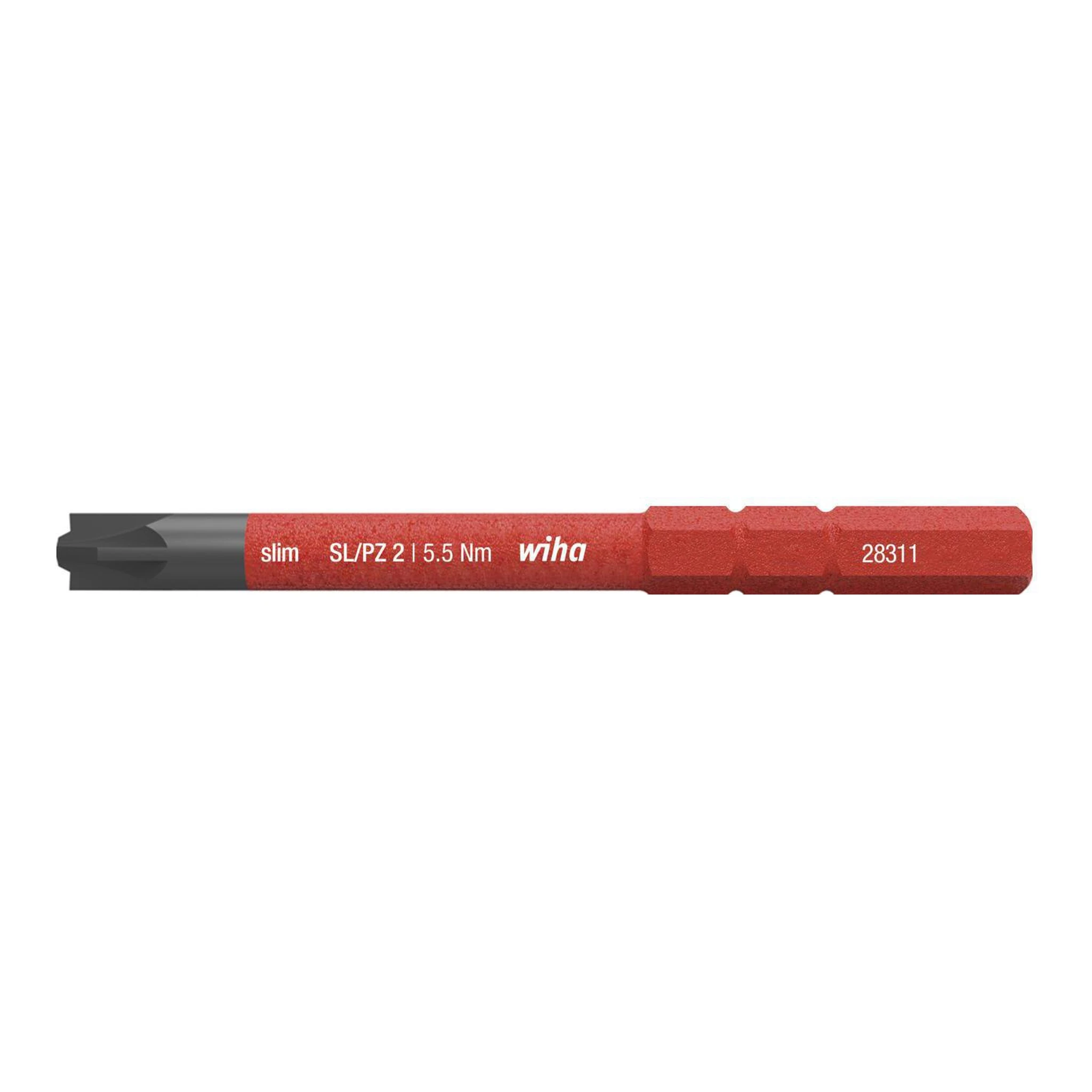 WIHA | Wechselklinge | Plus / Minus Schlitz / PZD 2 x 75 mm | VDE isoliert