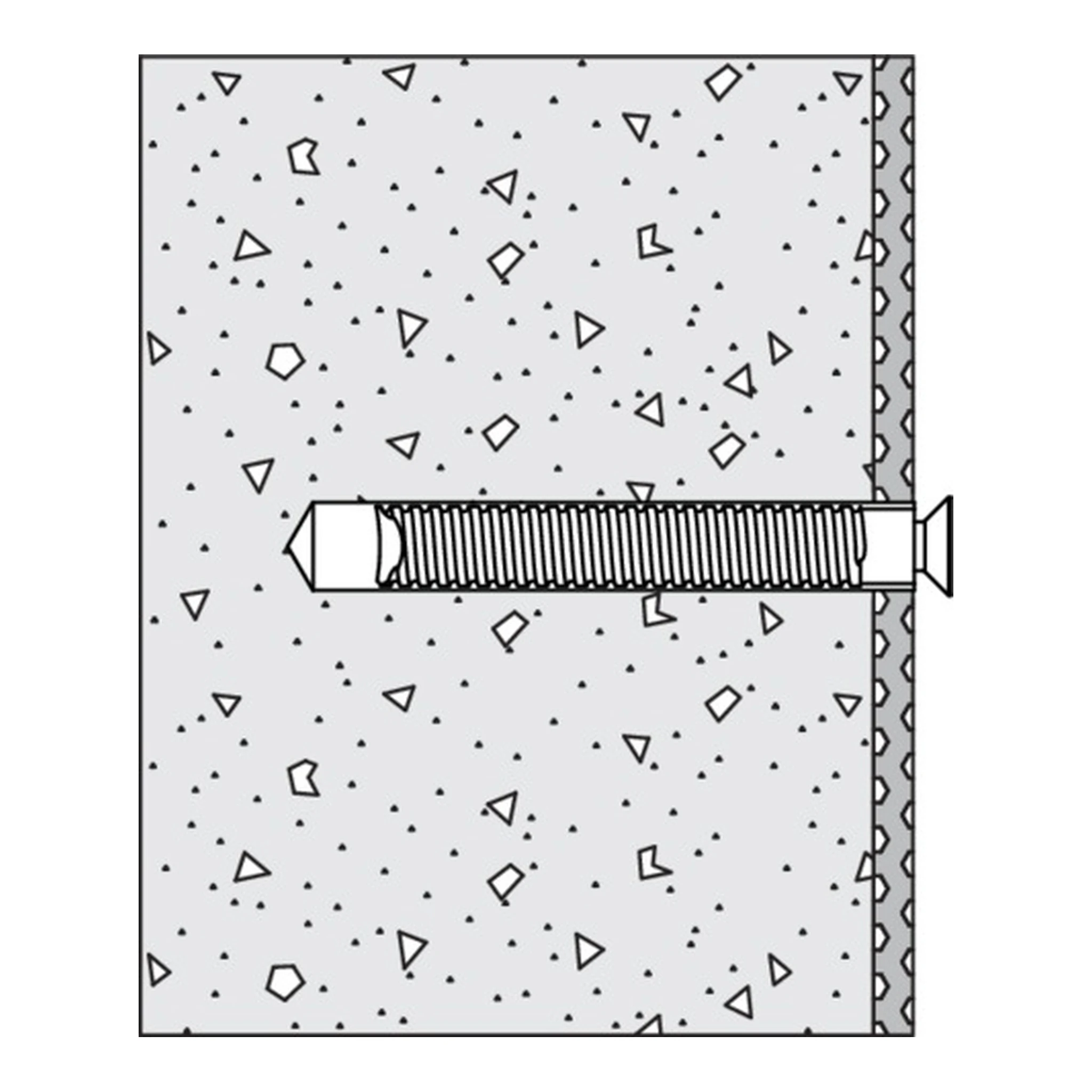 HEWI | Befestigungsmaterial LifeSystem | Stützgriffe, Klappsitze für Betonwände (C20/C25)