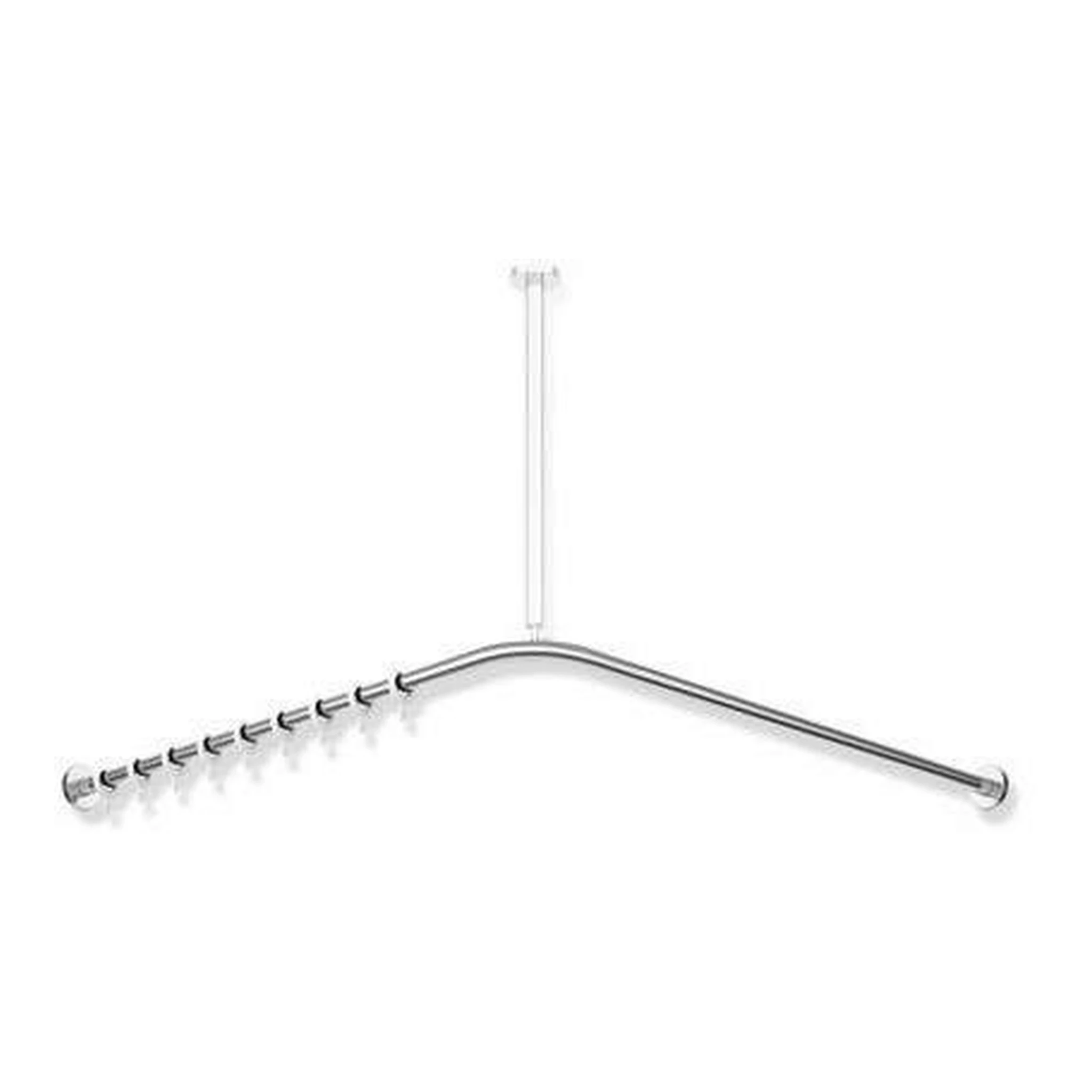 HEWI | Vorhangstange System 900 | d= 25 mm, Edelstahl verchromt