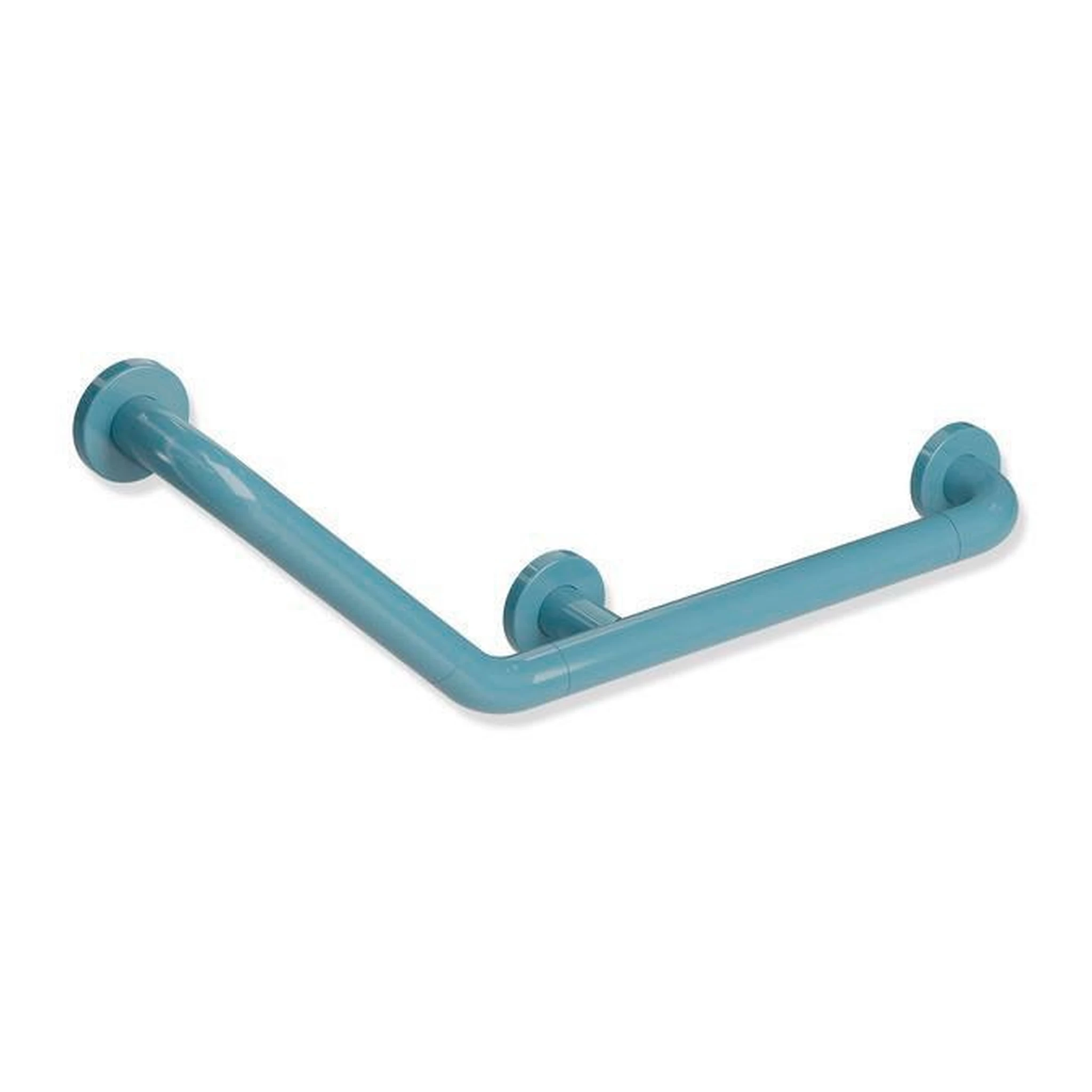 HEWI | Winkelgriff Serie 801 | Winkel 135G, d= 33 mm aquablau