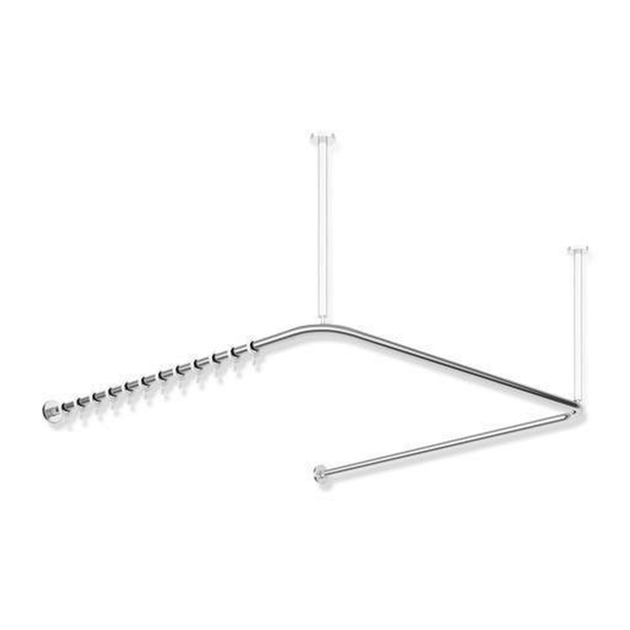 HEWI | Vorhangstange System 900 | d= 25 mm, Edelstahl verchromt