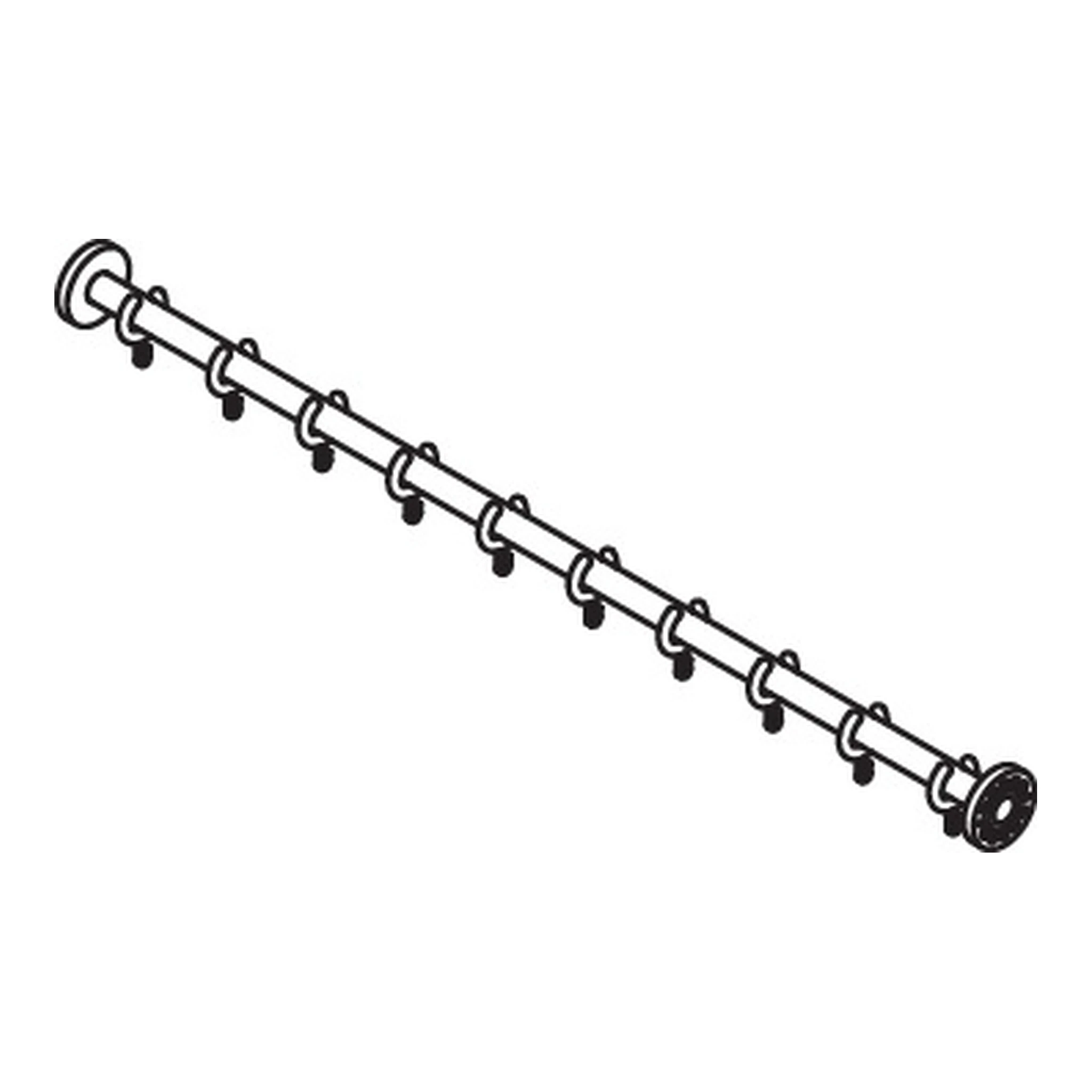 HEWI | Vorhangstange System 900 | Sonderlängen, d= 25 mm Edelstahl matt geschliffen