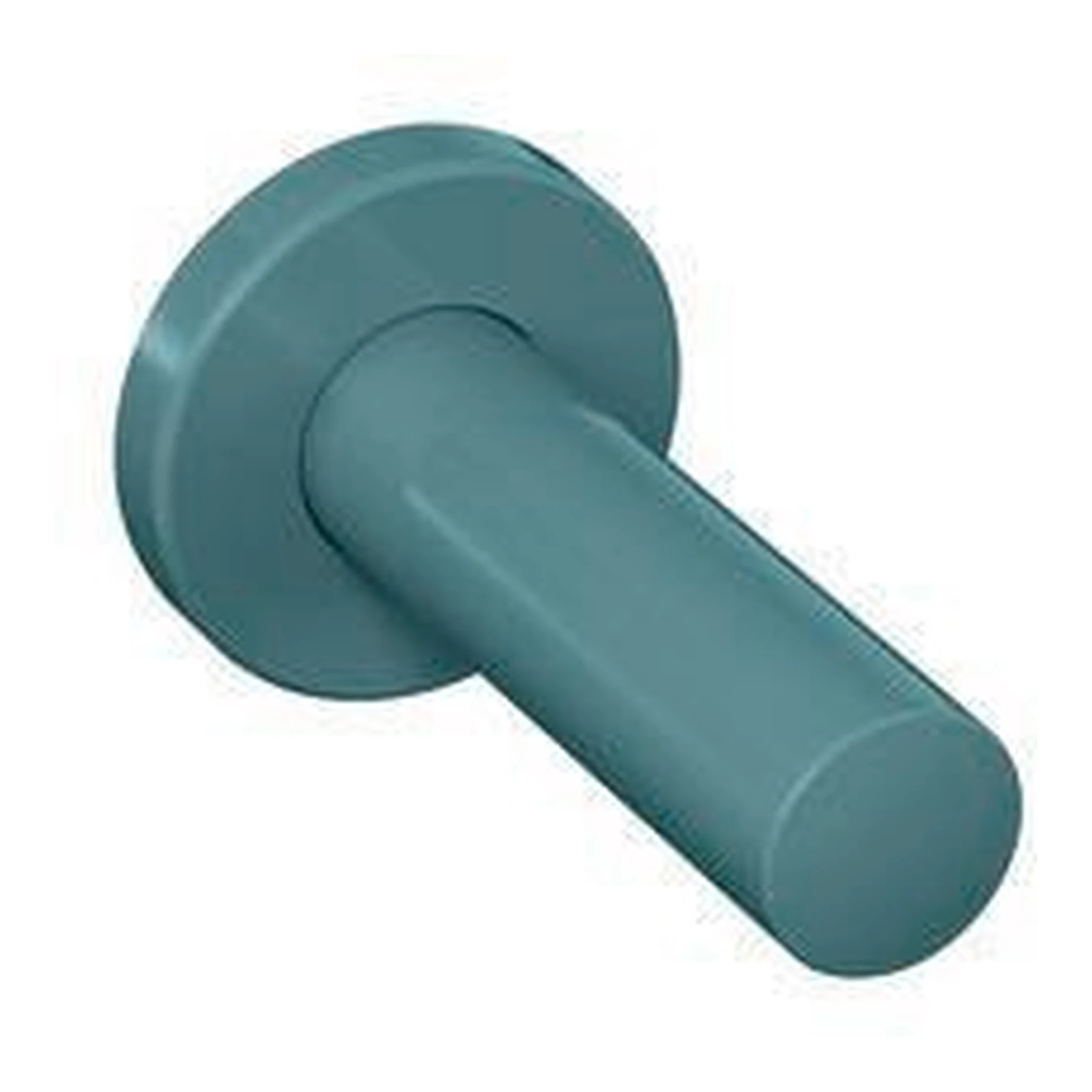 HEWI | Reservepapierhalter Serie 477 | d= 33 mm, mit Rosette d= 70 mm aquablau