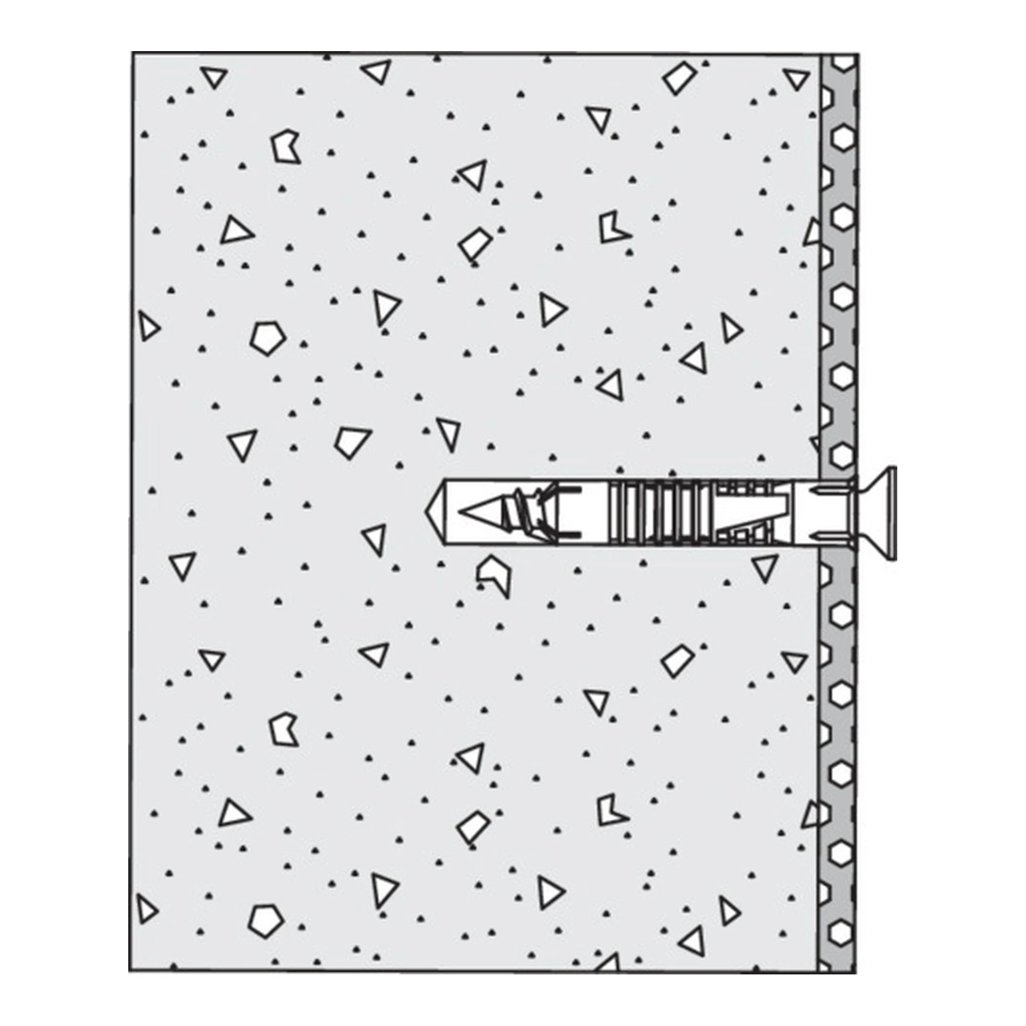 HEWI | Befestigungsmaterial LifeSystem | Stützgriffe, Klappsitze für Betonwände (C20/C25)