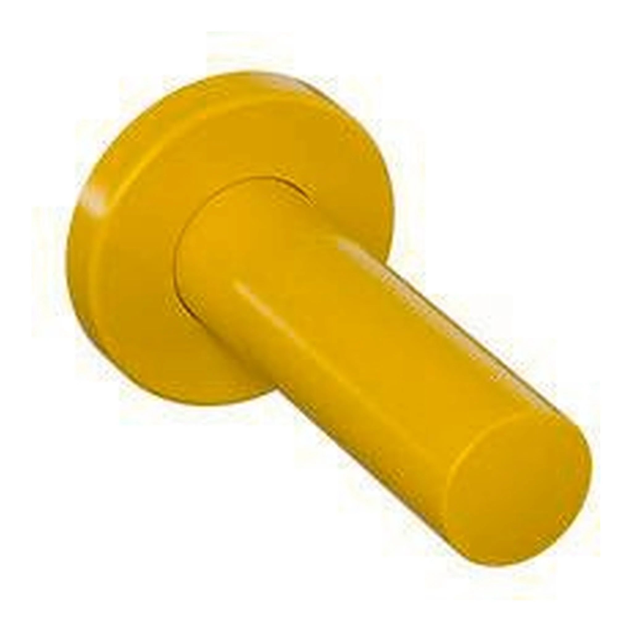 HEWI | Reservepapierhalter Serie 477 | d= 33 mm, mit Rosette d= 70 mm senfgelb