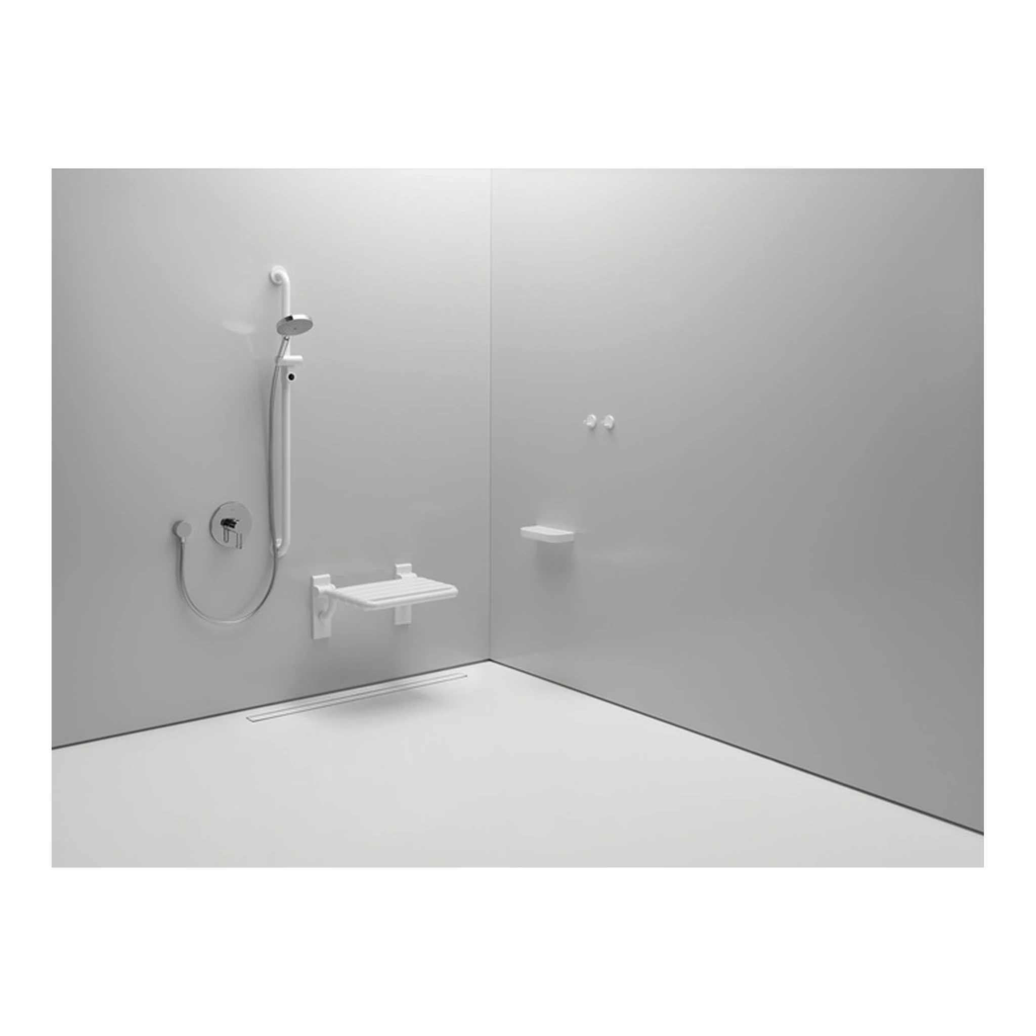 HEWI | Brausehalterstange Serie 801 | d= 33 mm 1100 mm – Bild 3